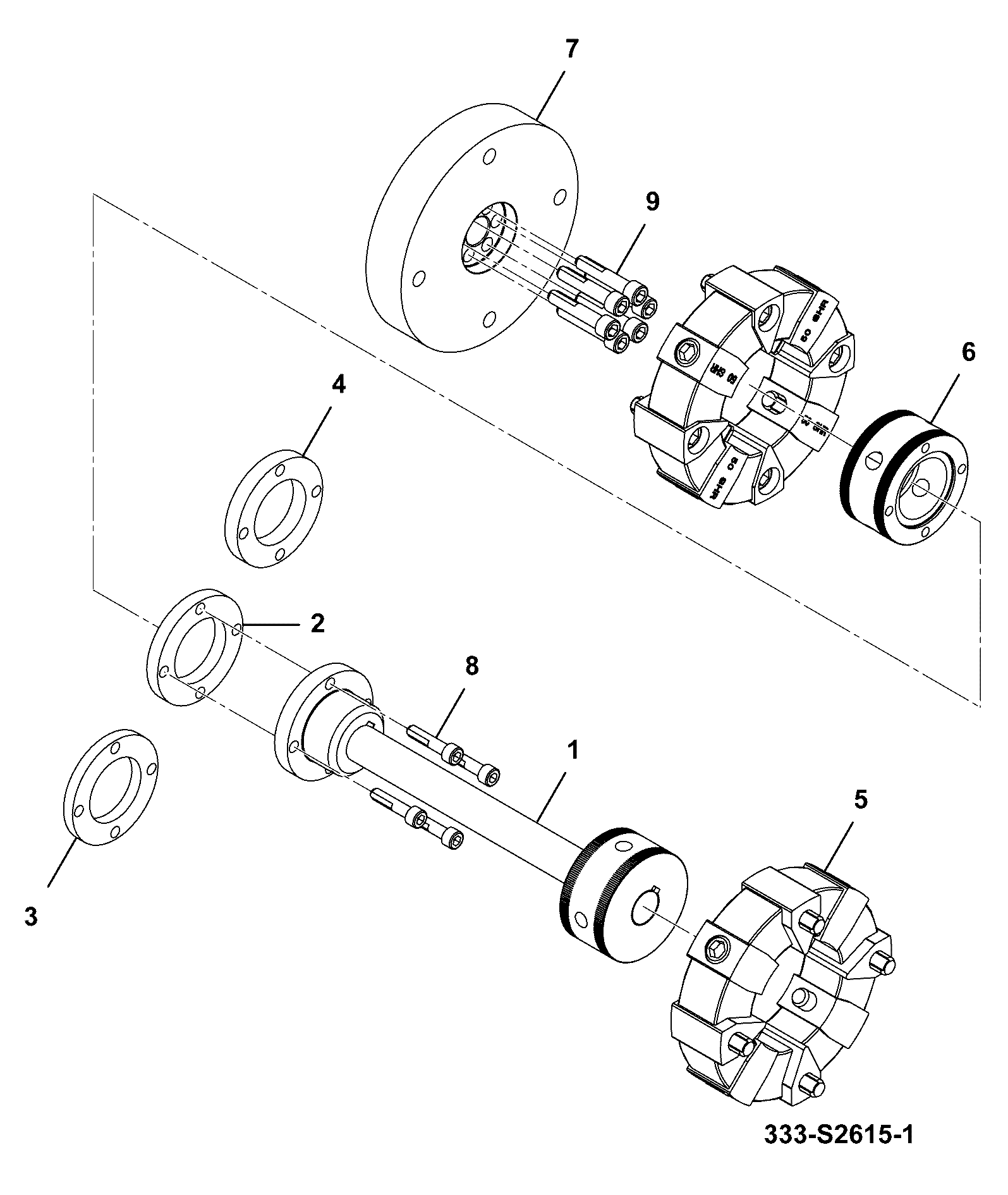 Винт 333/L2041 JCB