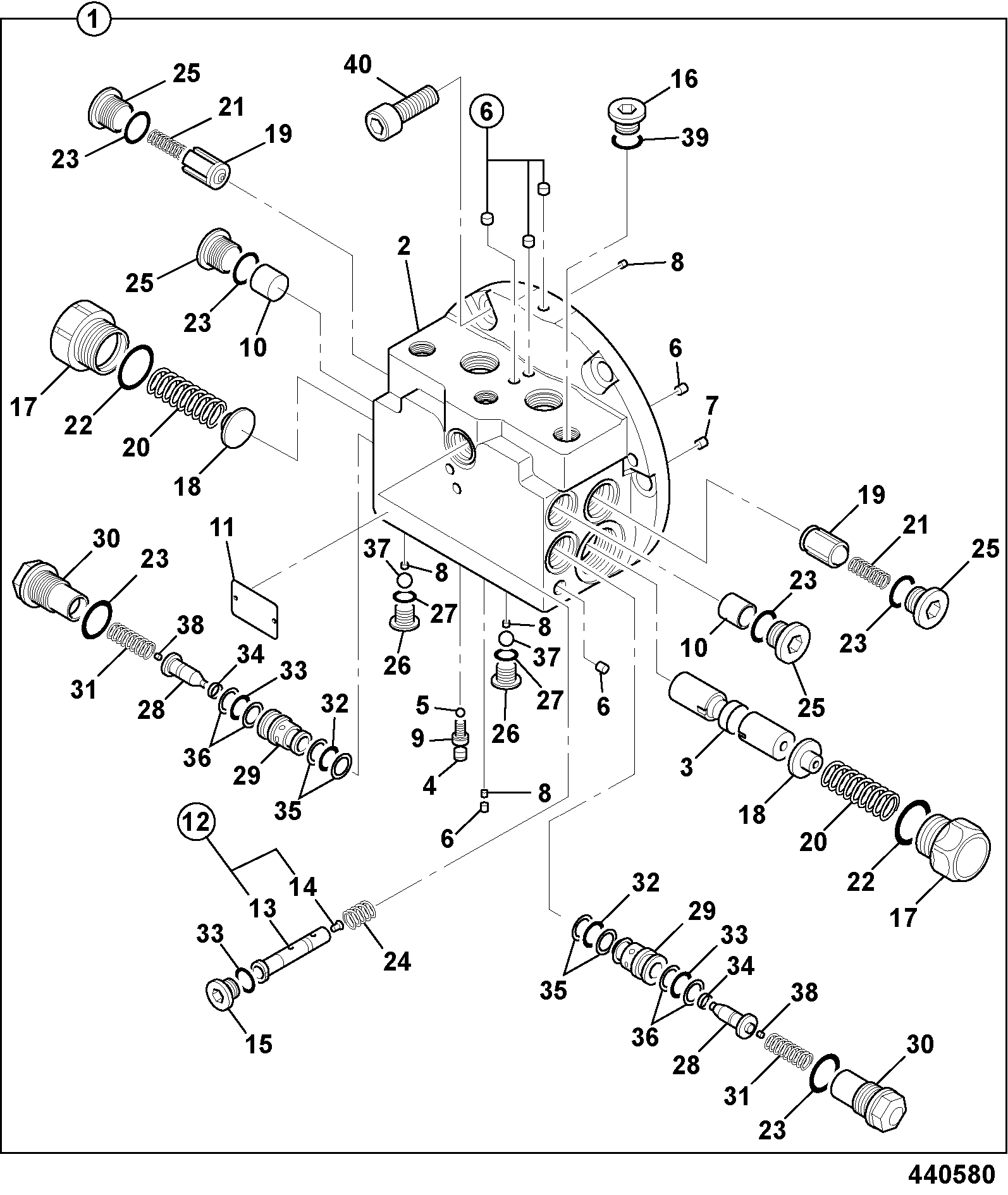 Заглушка 20/951308 JCB