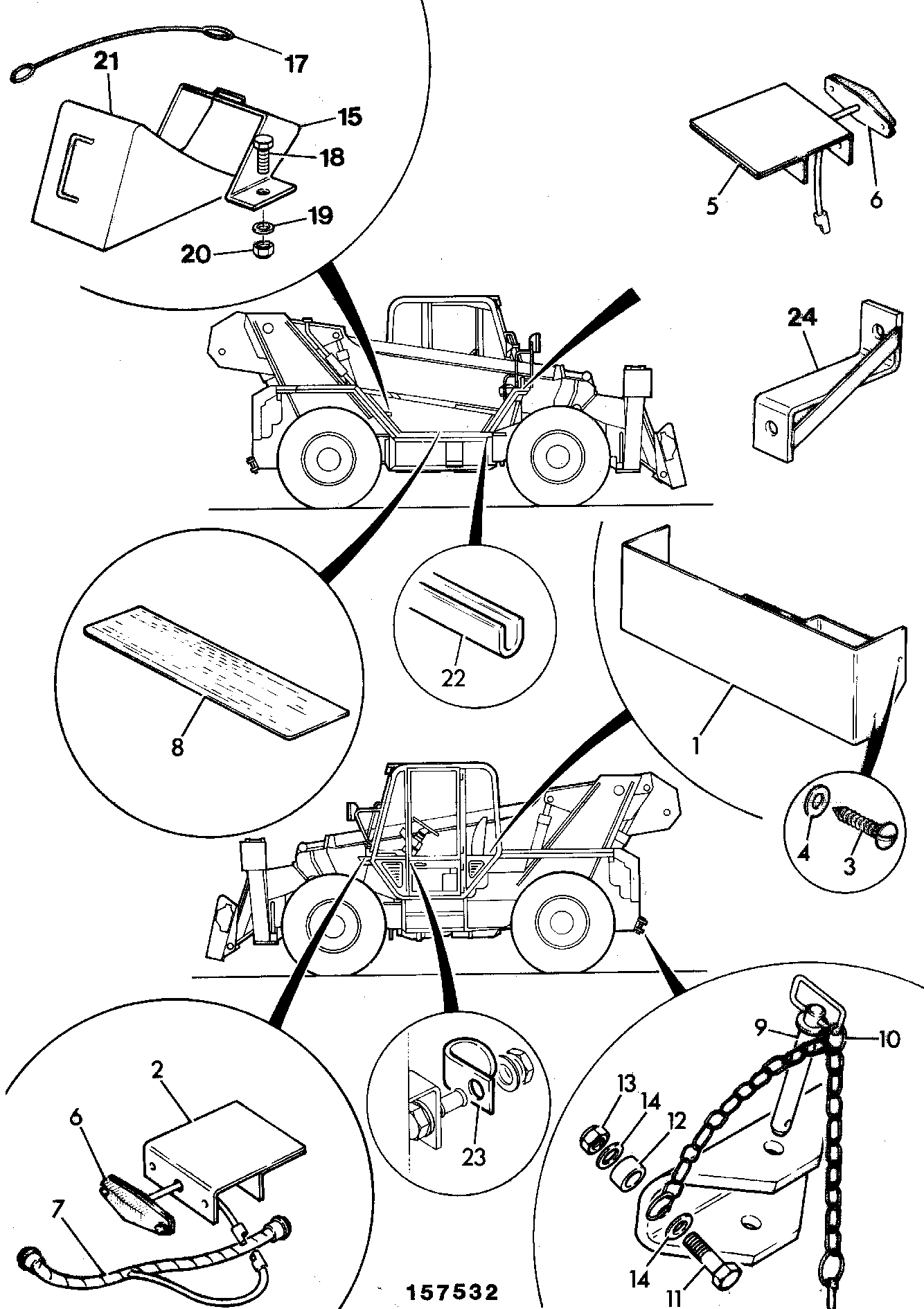 кронштейн 159/69671 JCB