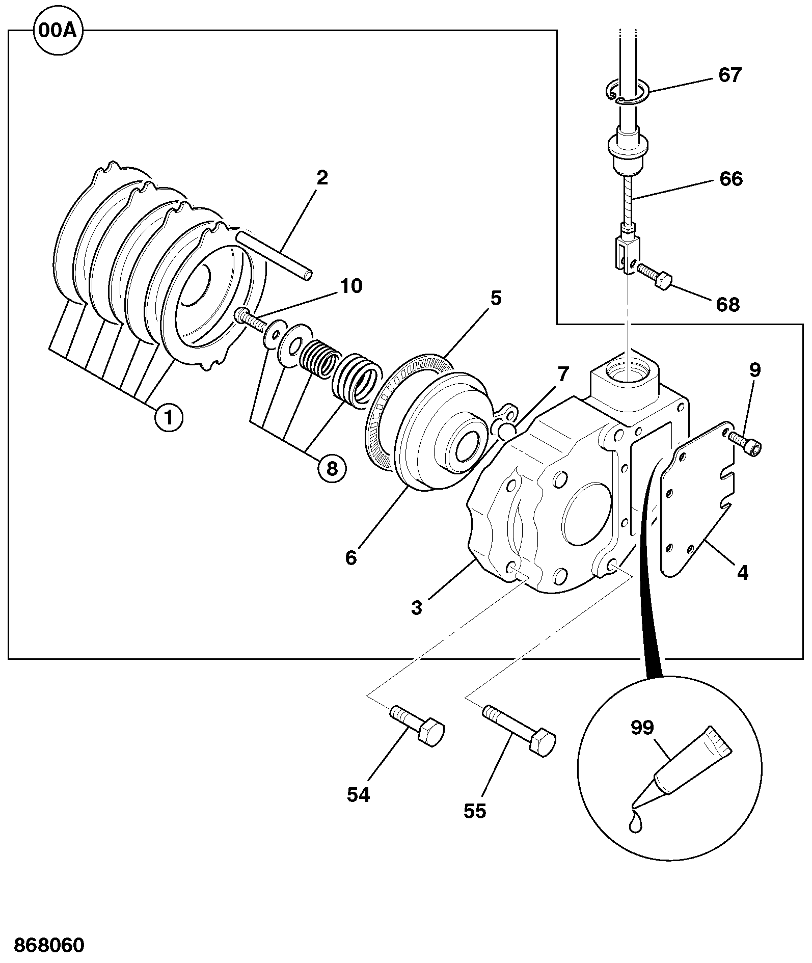 Подшипник 998/11005 JCB