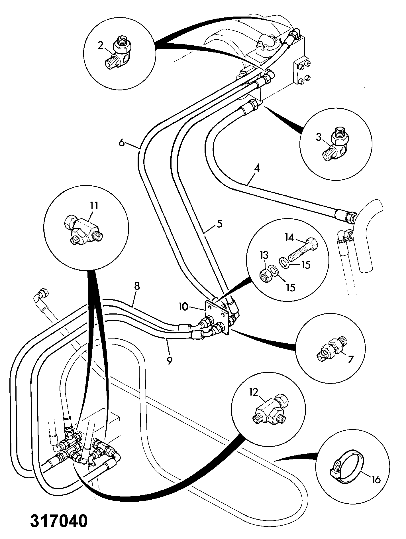 Шланг JBV0402 JCB
