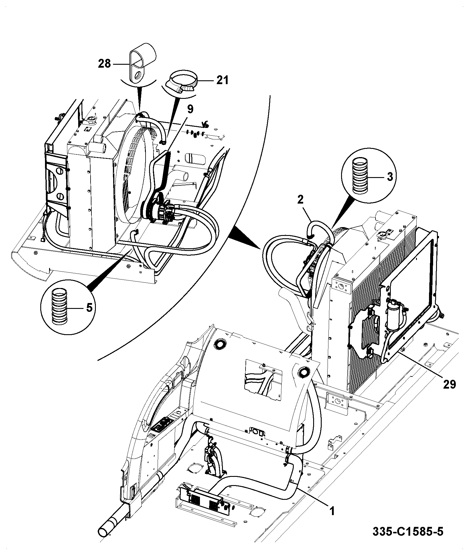 Трубка JSR0034 JCB
