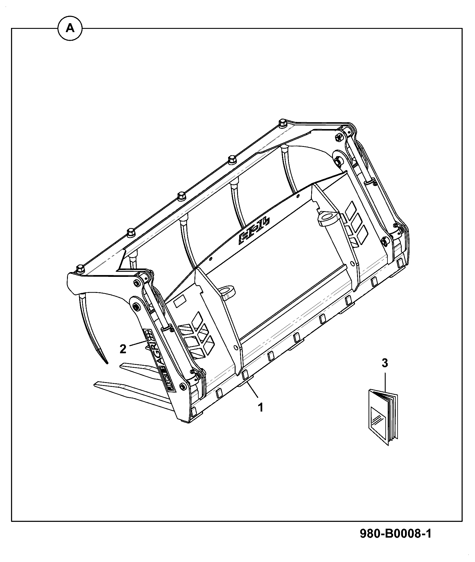 Сборка 980/B0008 JCB