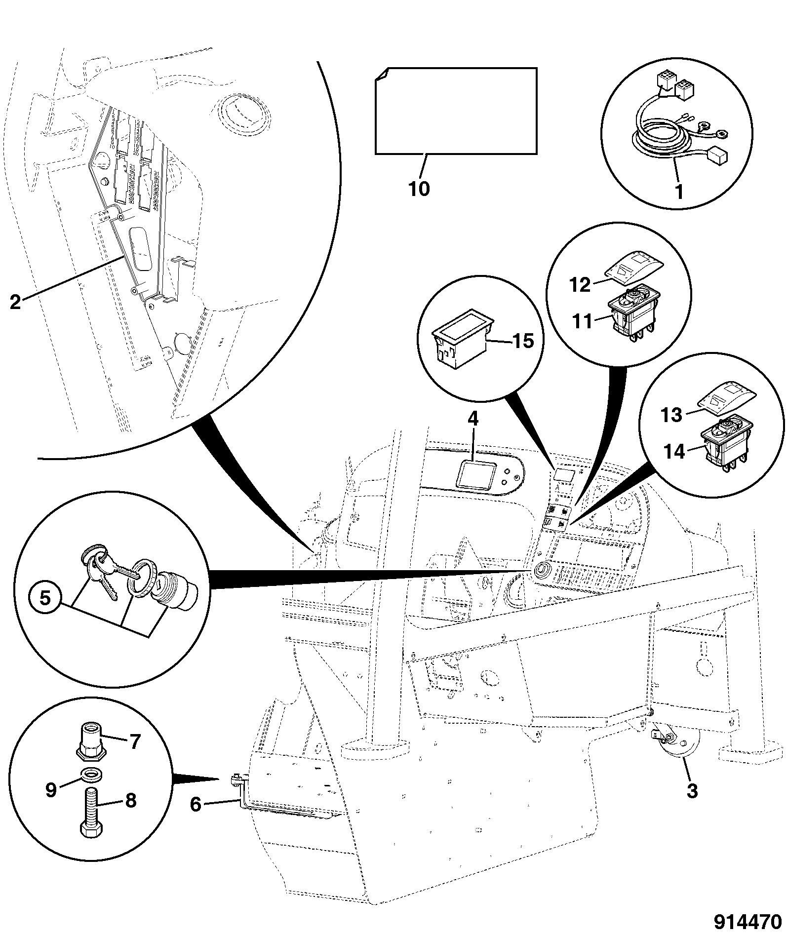Наклейка 817/21037 JCB