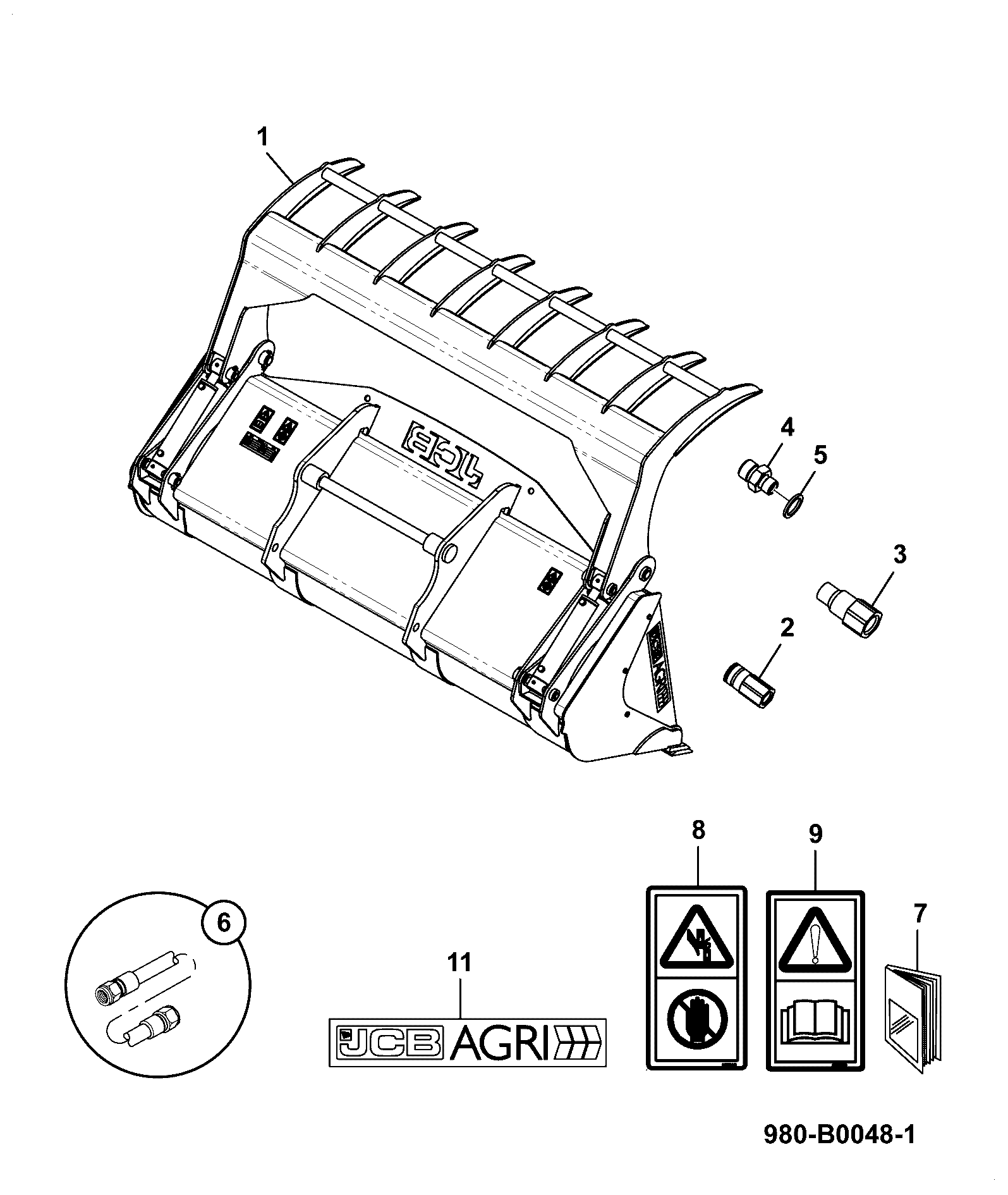 Ковш 335/H2510 JCB