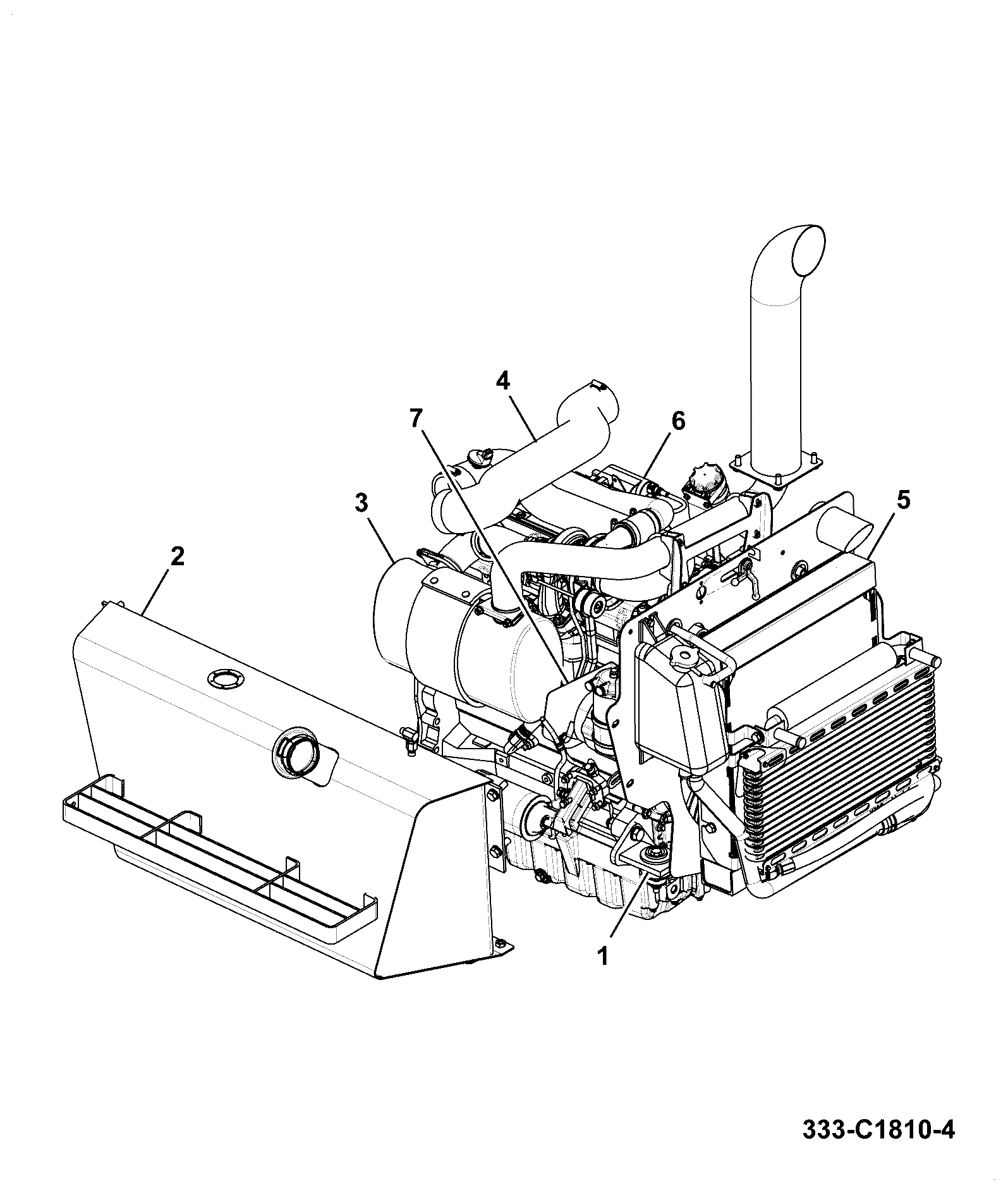 Шланг 333/D6629 JCB