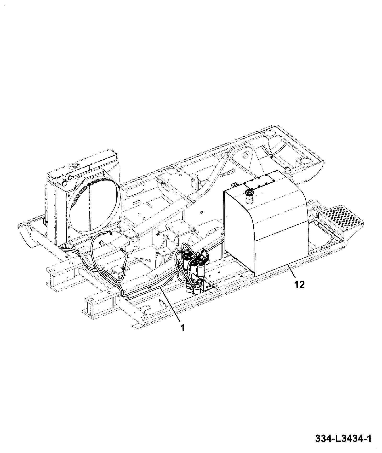 Бак 334/P0222 JCB
