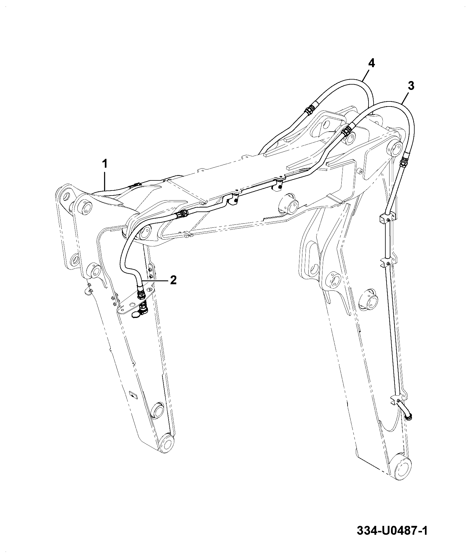 шланг 334/U0486 JCB