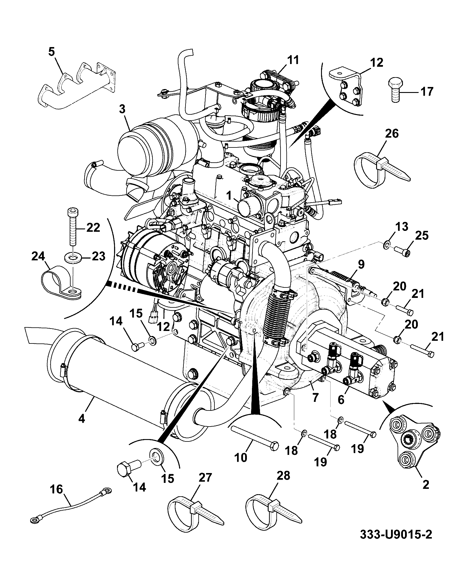Насос 333/U8395 JCB