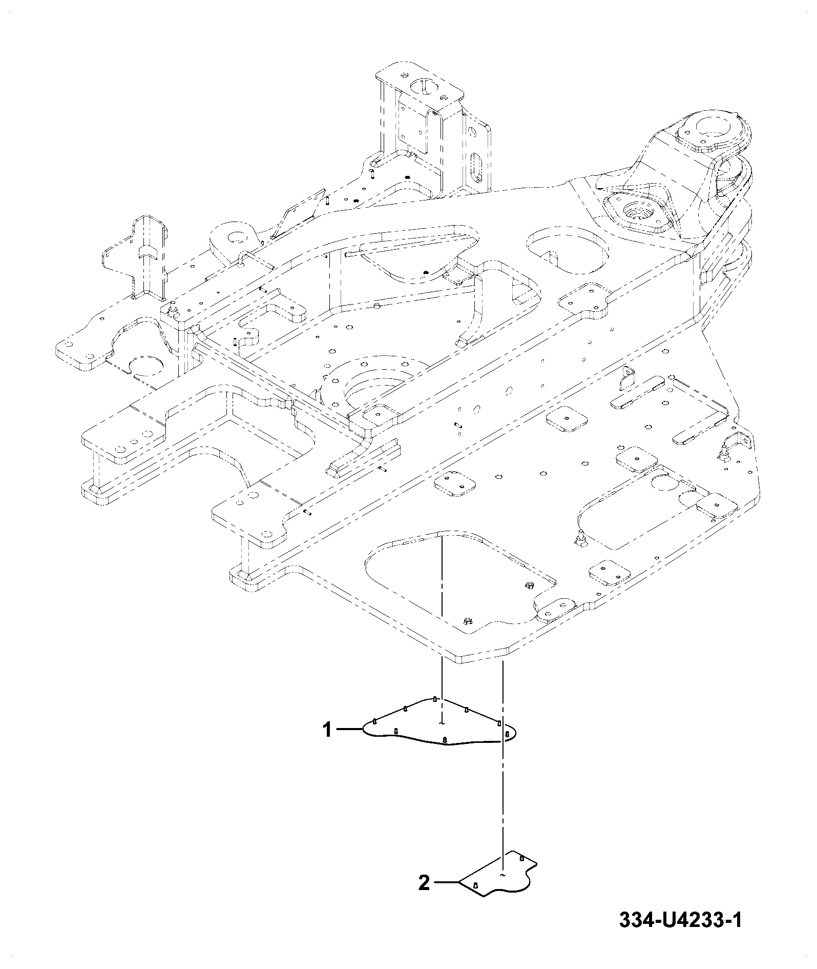 Пластина 334/T1484 JCB