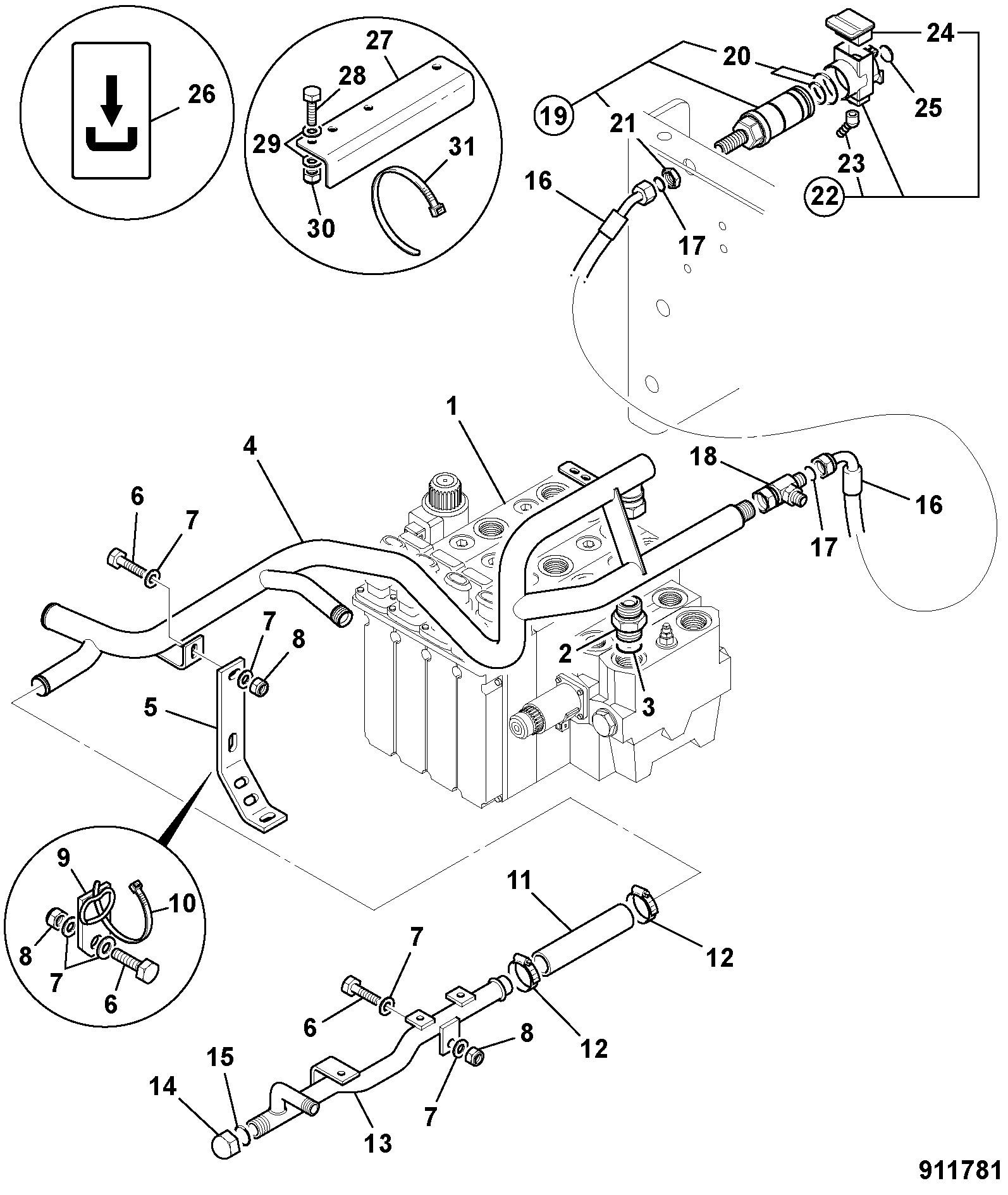 Комплект-крышка 332/C5740 JCB
