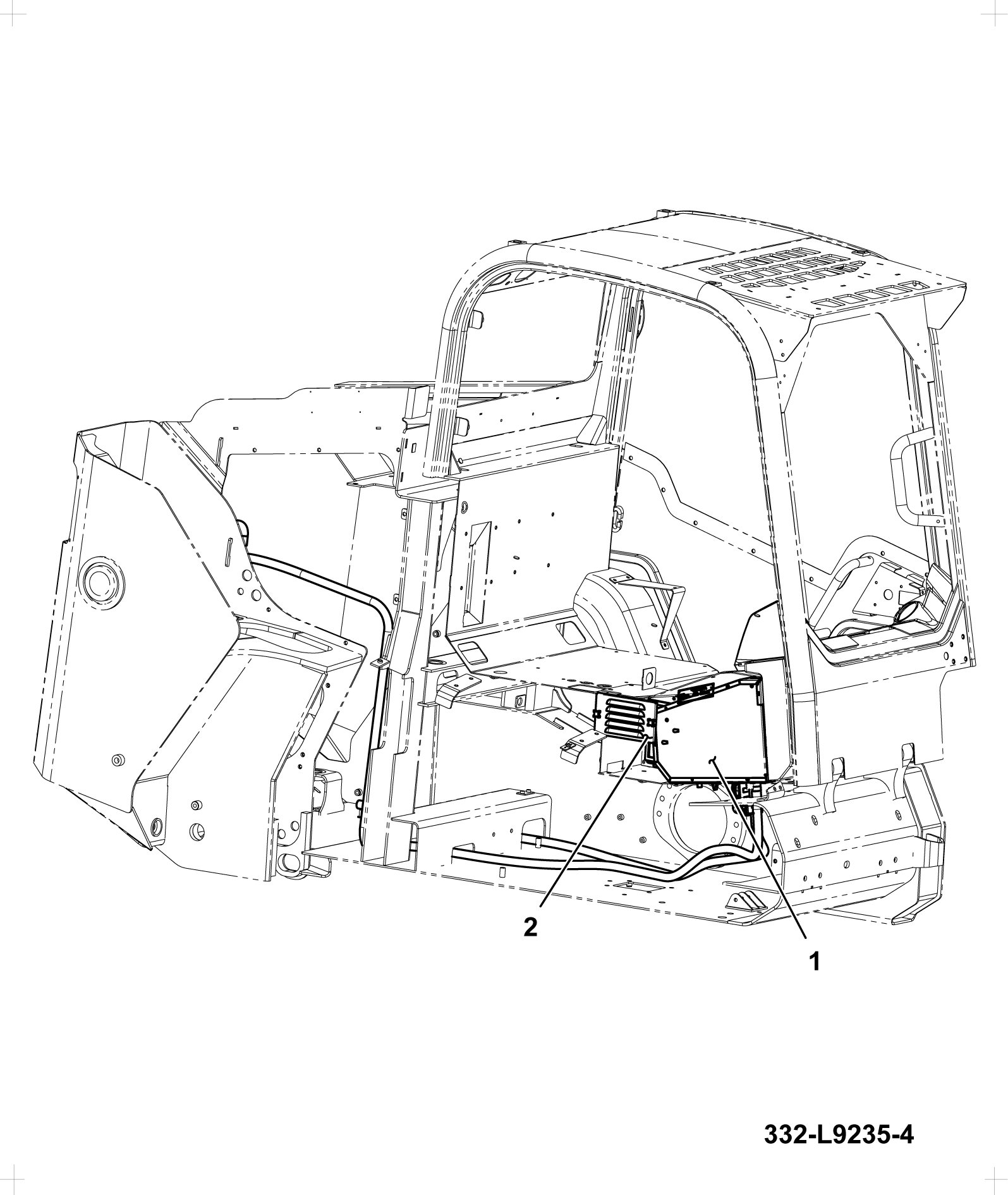 Отопитель 332/X0456 JCB