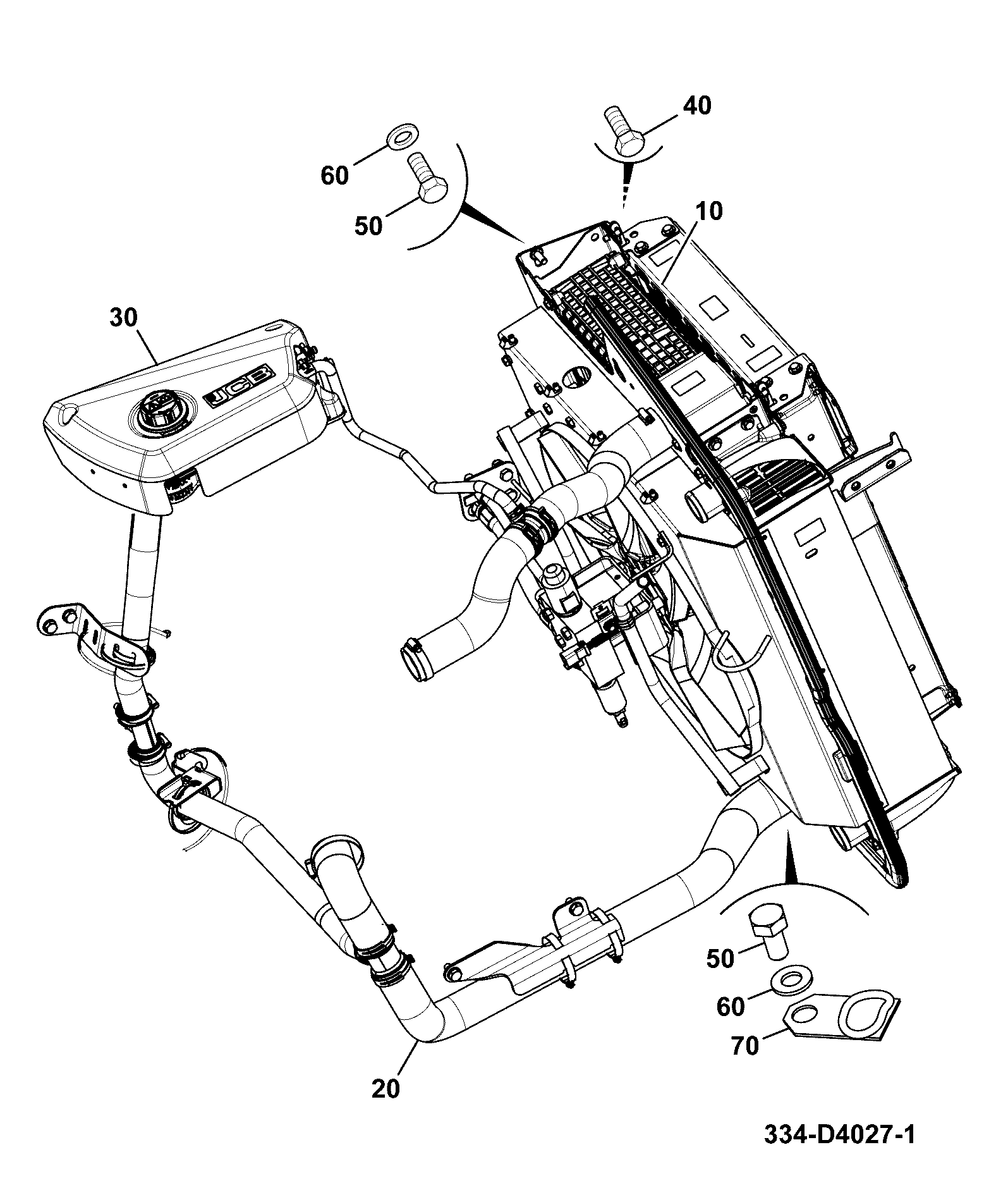 Шланг 334/D0056 JCB