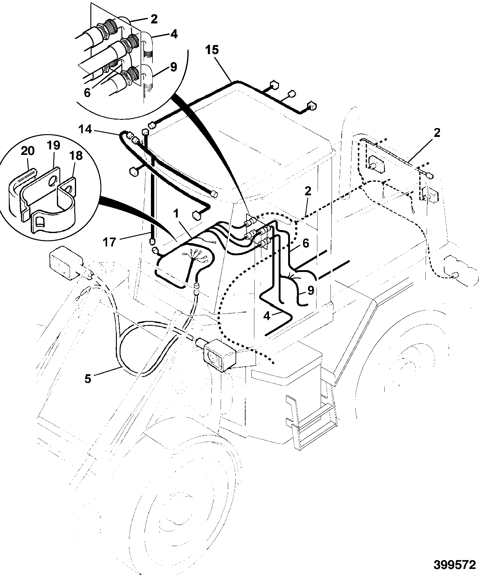 Жгут проводов 333/R5481 JCB