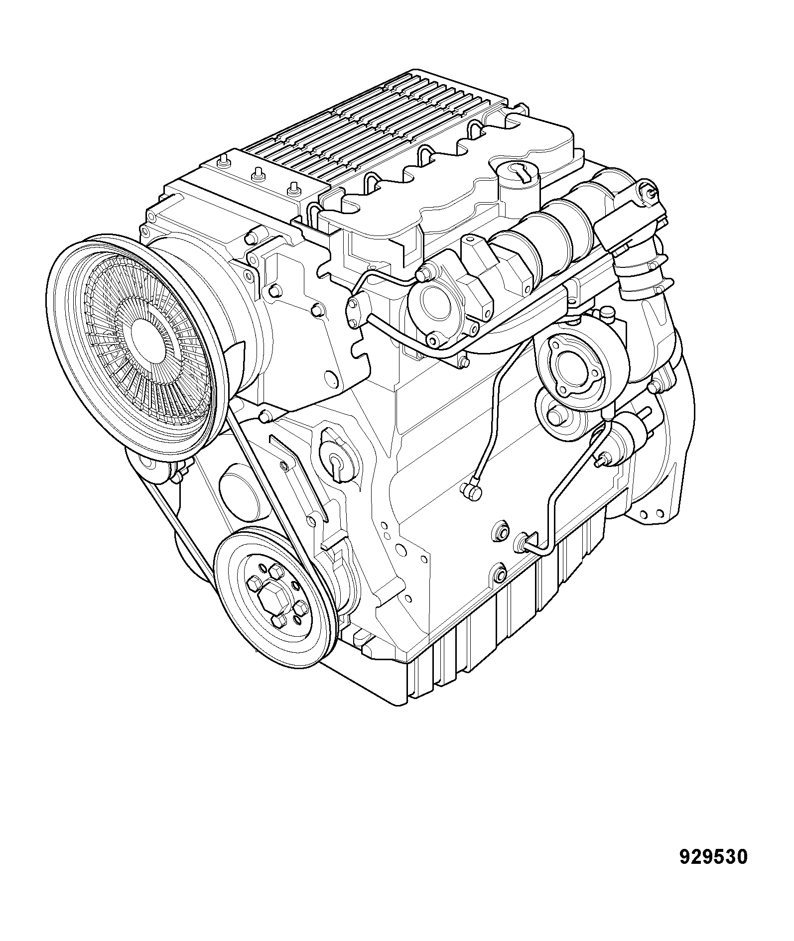 Двигатель 333/S5644 JCB
