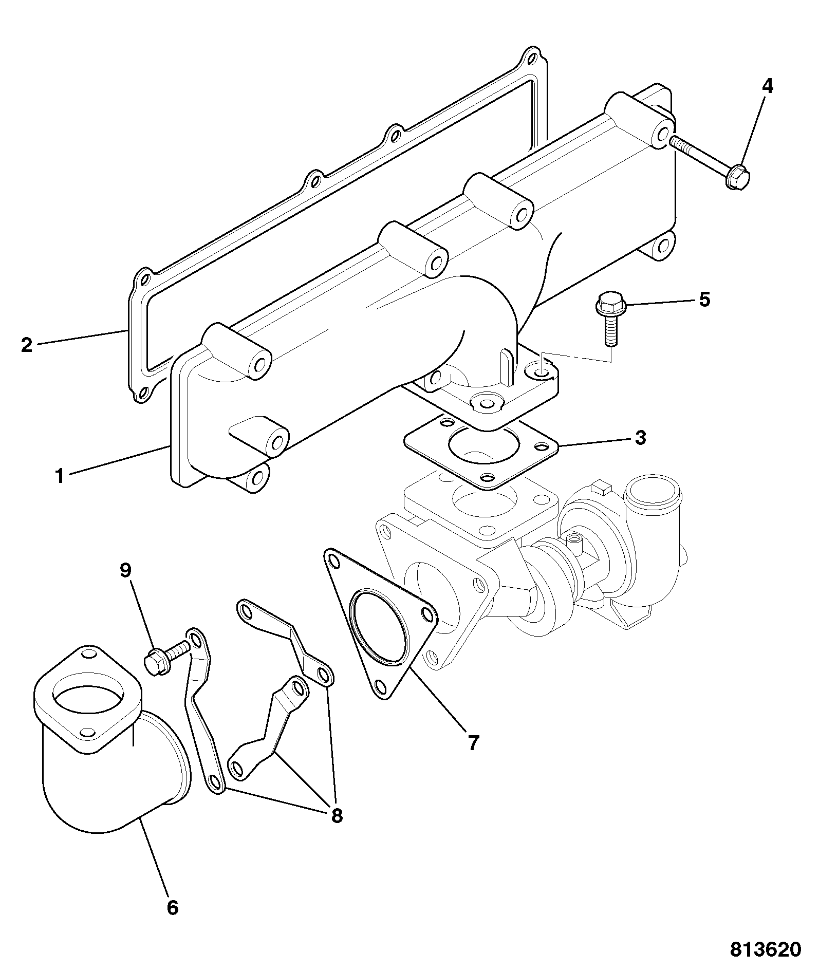 Прокладка 02/940185 JCB