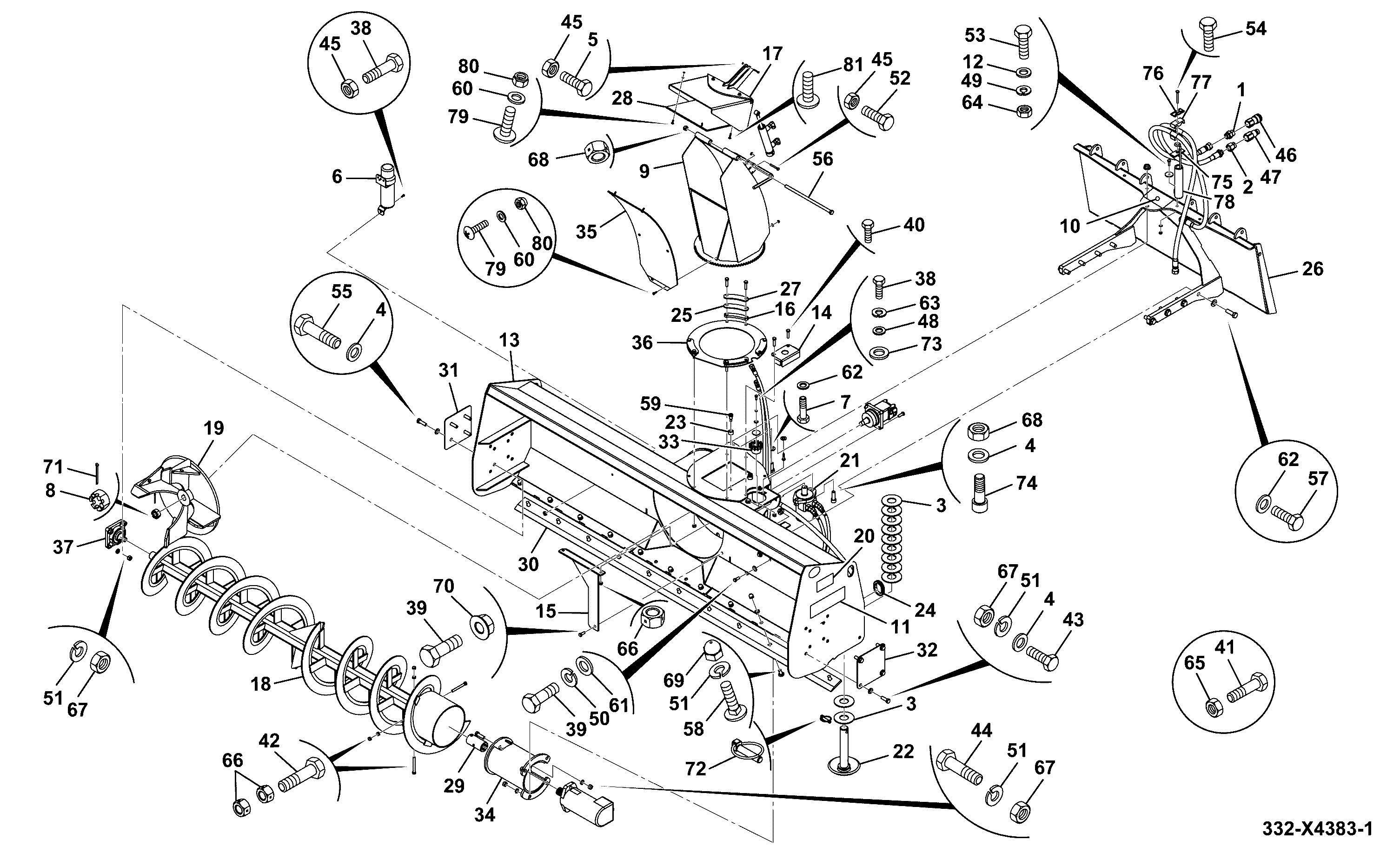 Корпус 333/C8563 JCB