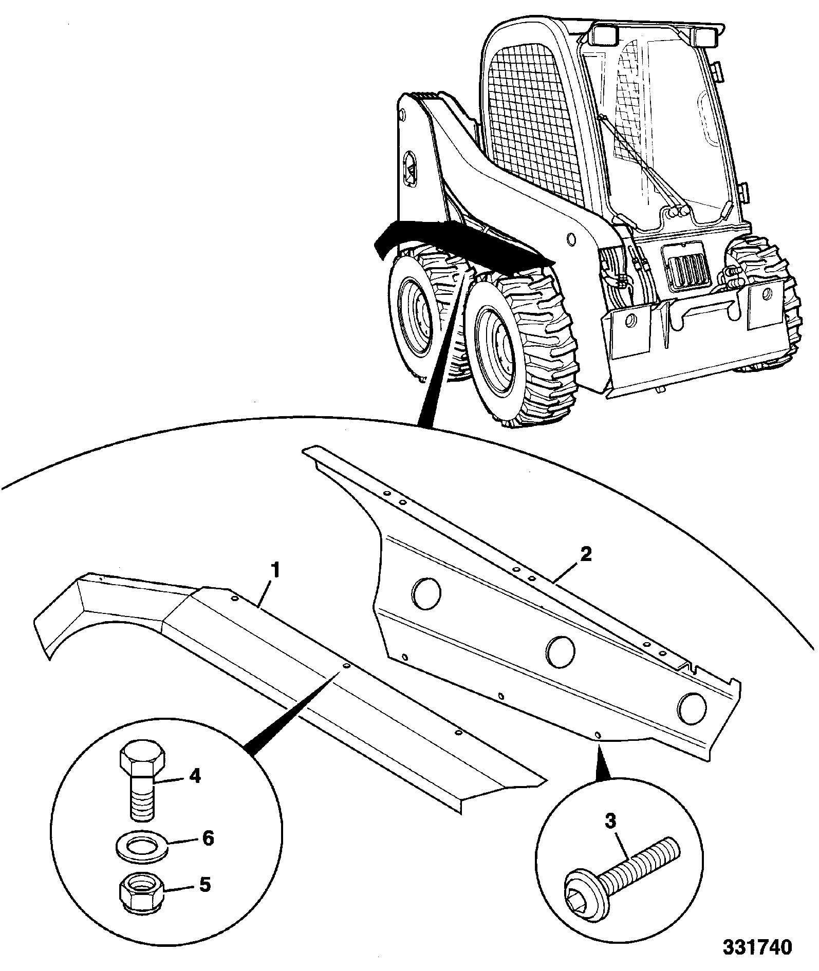 Пластина 331/15958 JCB