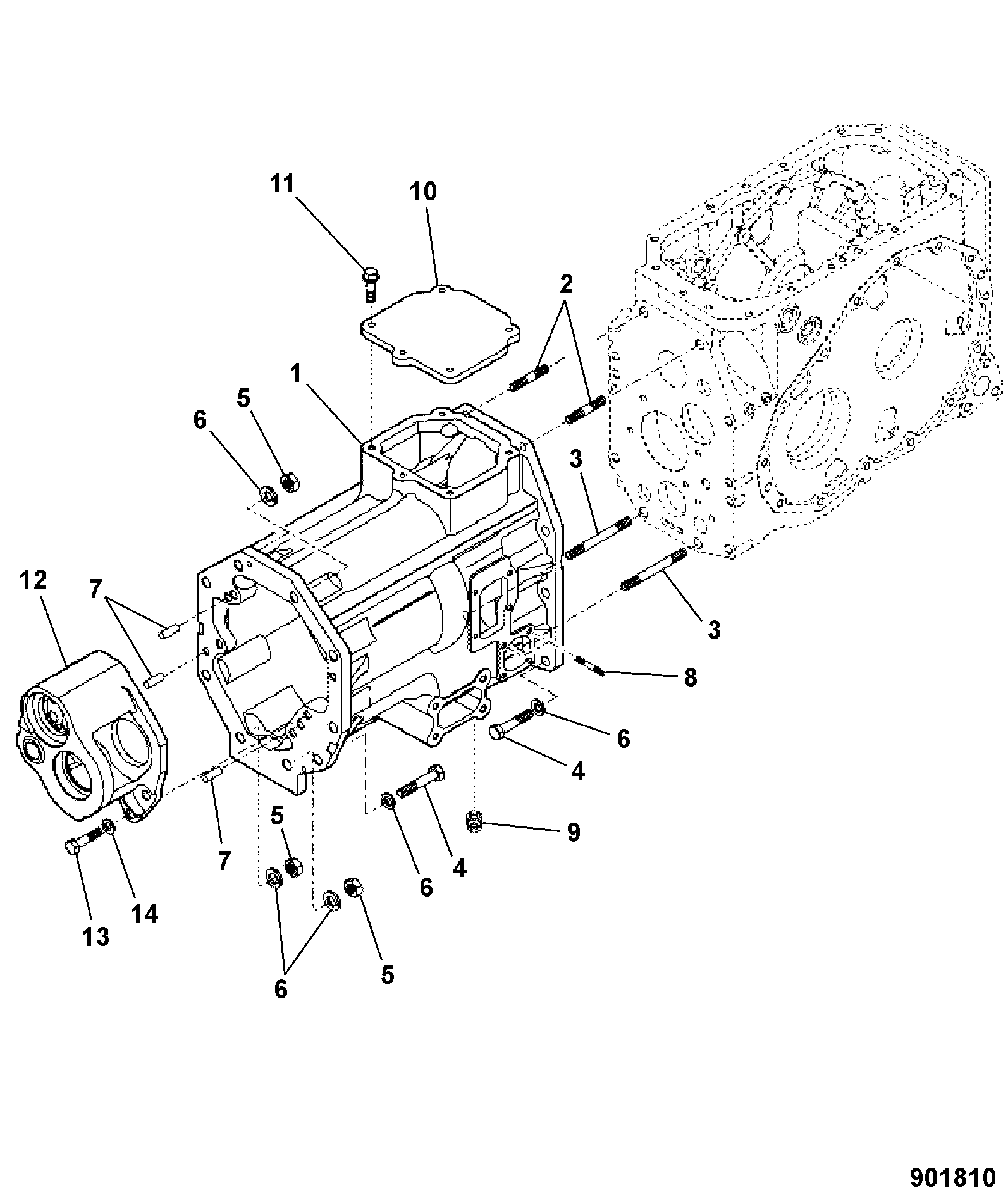 Корпус 353/04089 JCB