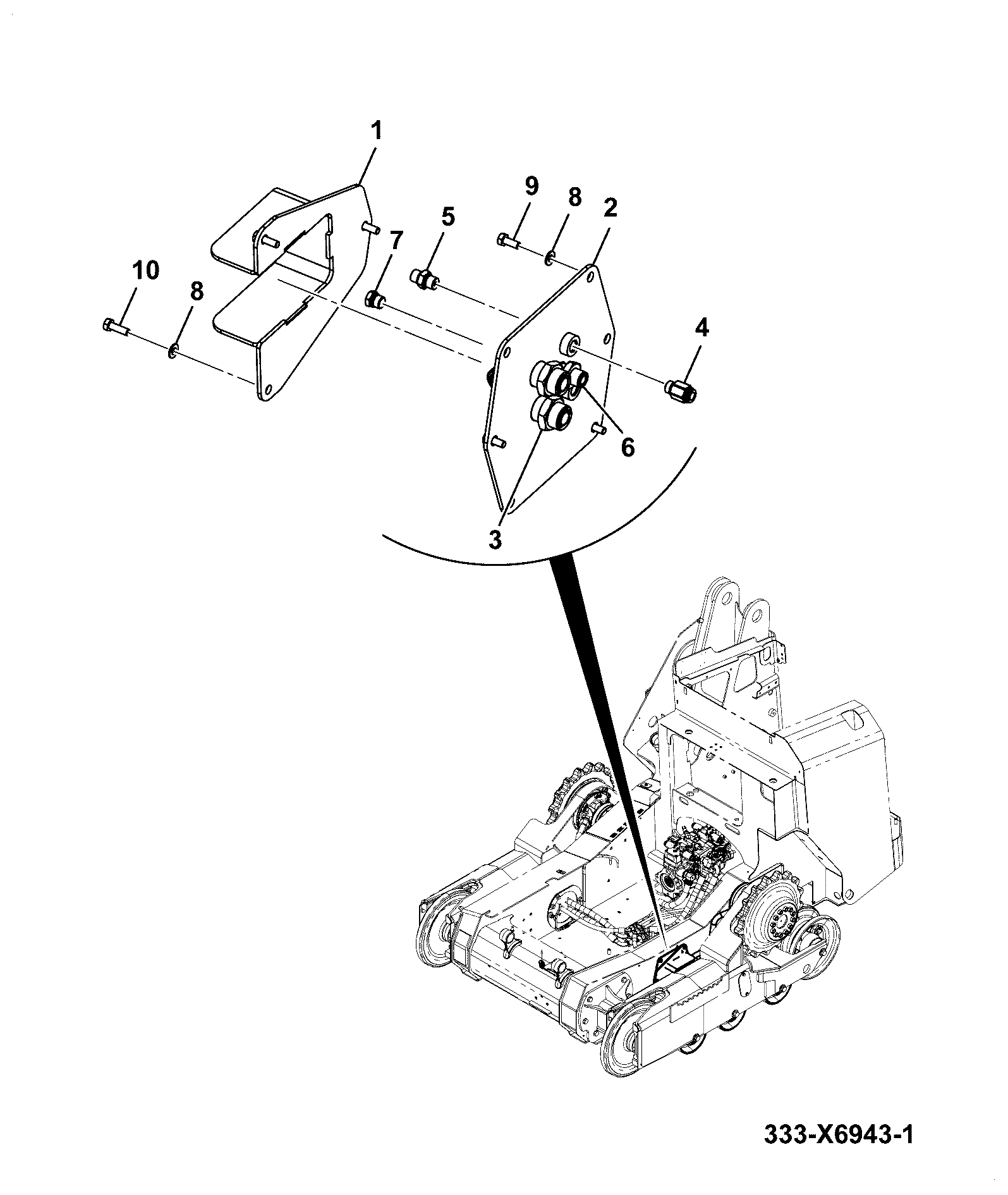 Ограждение 333/X6937 JCB