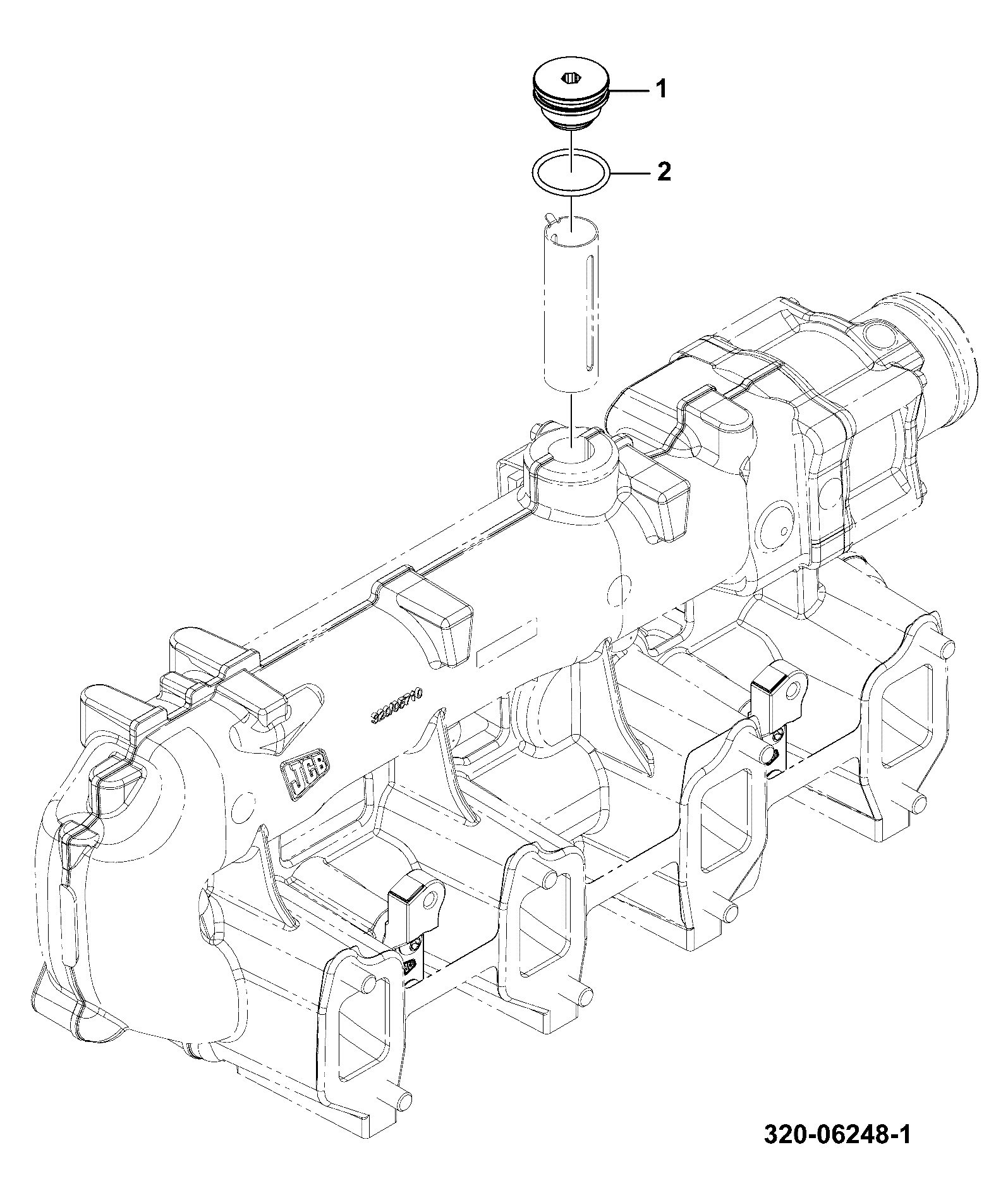 Кольцо уплотнительное 320/06247 JCB