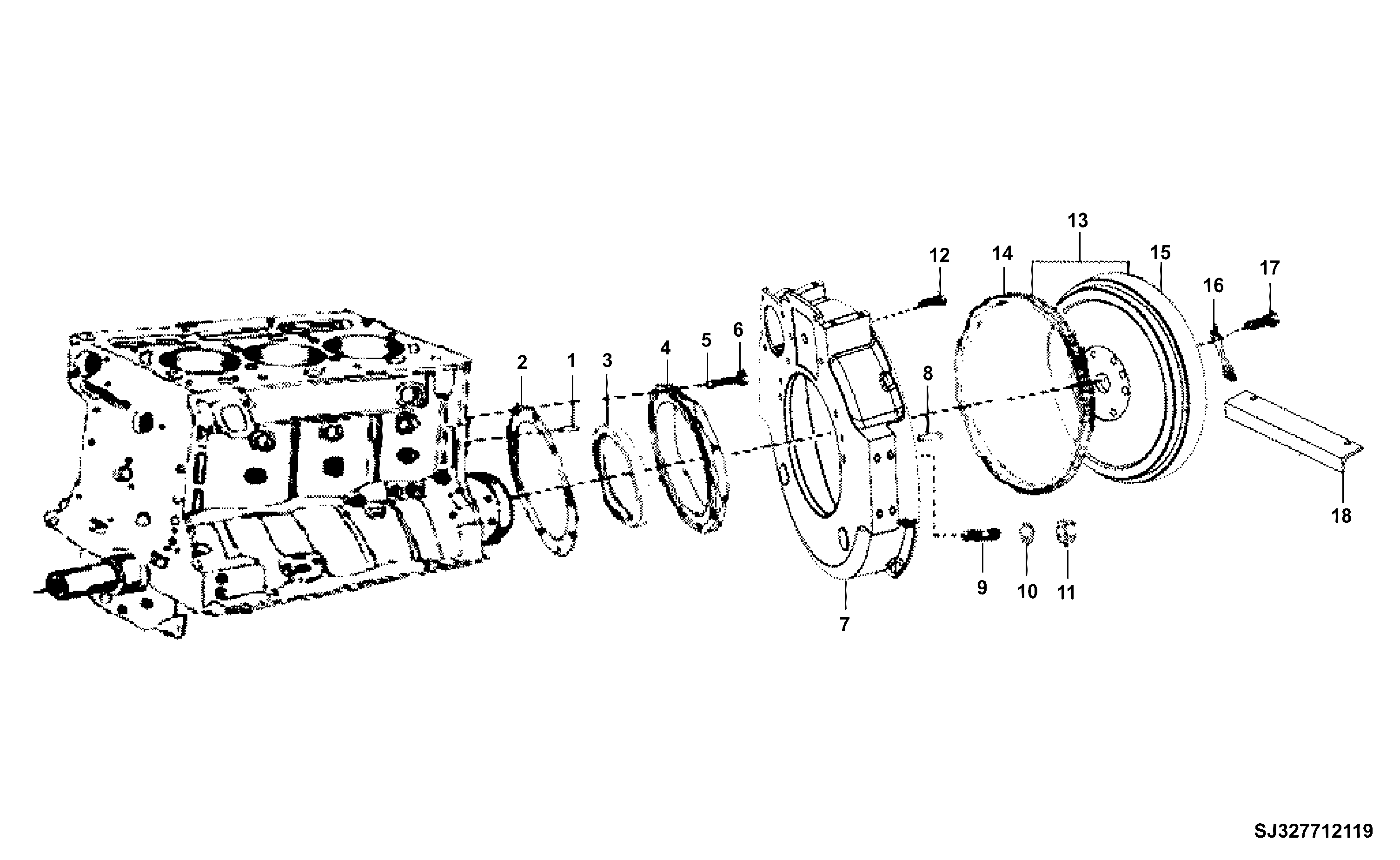 Штифт 335/C3239 JCB