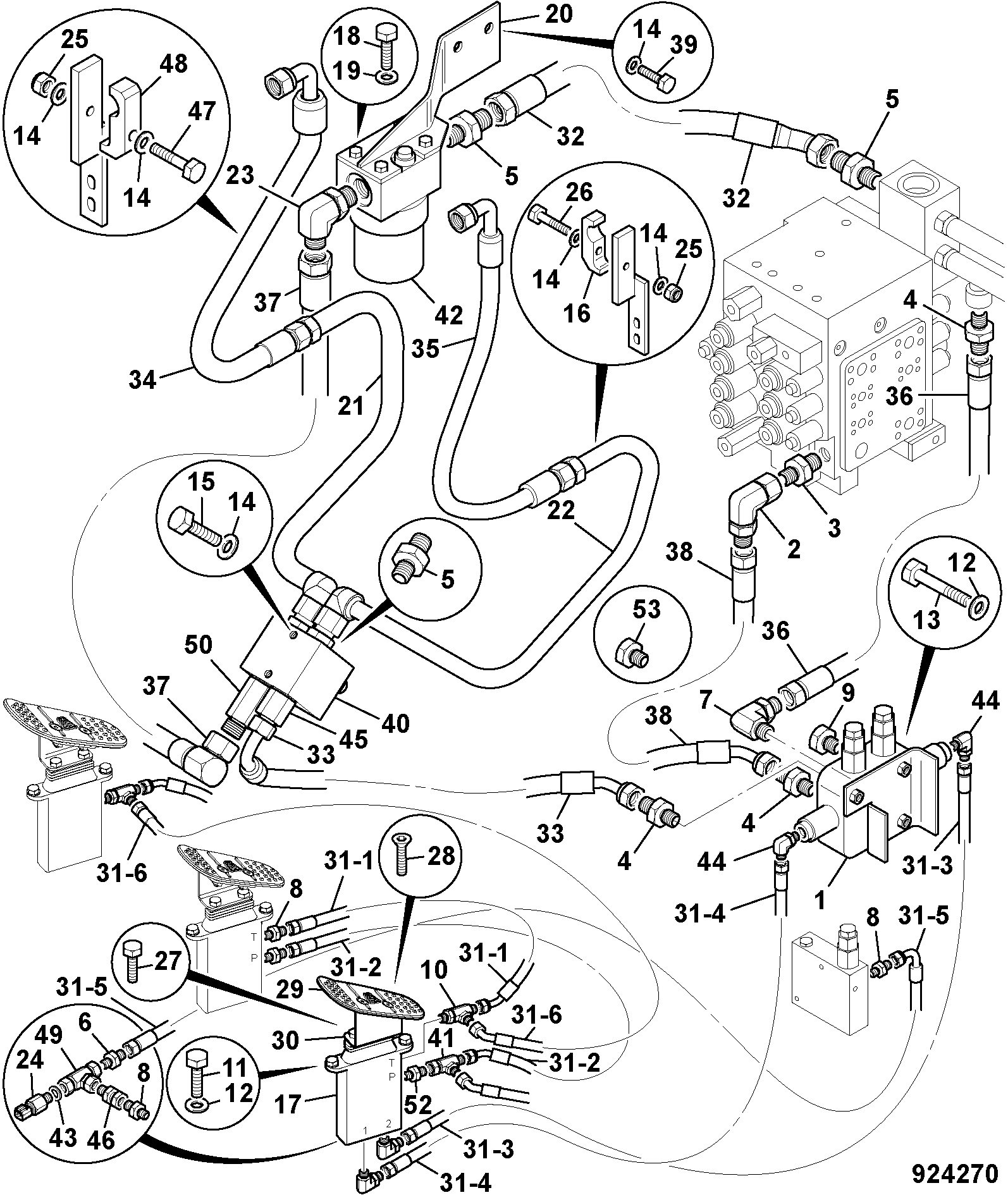 Коллектор 331/41610 JCB