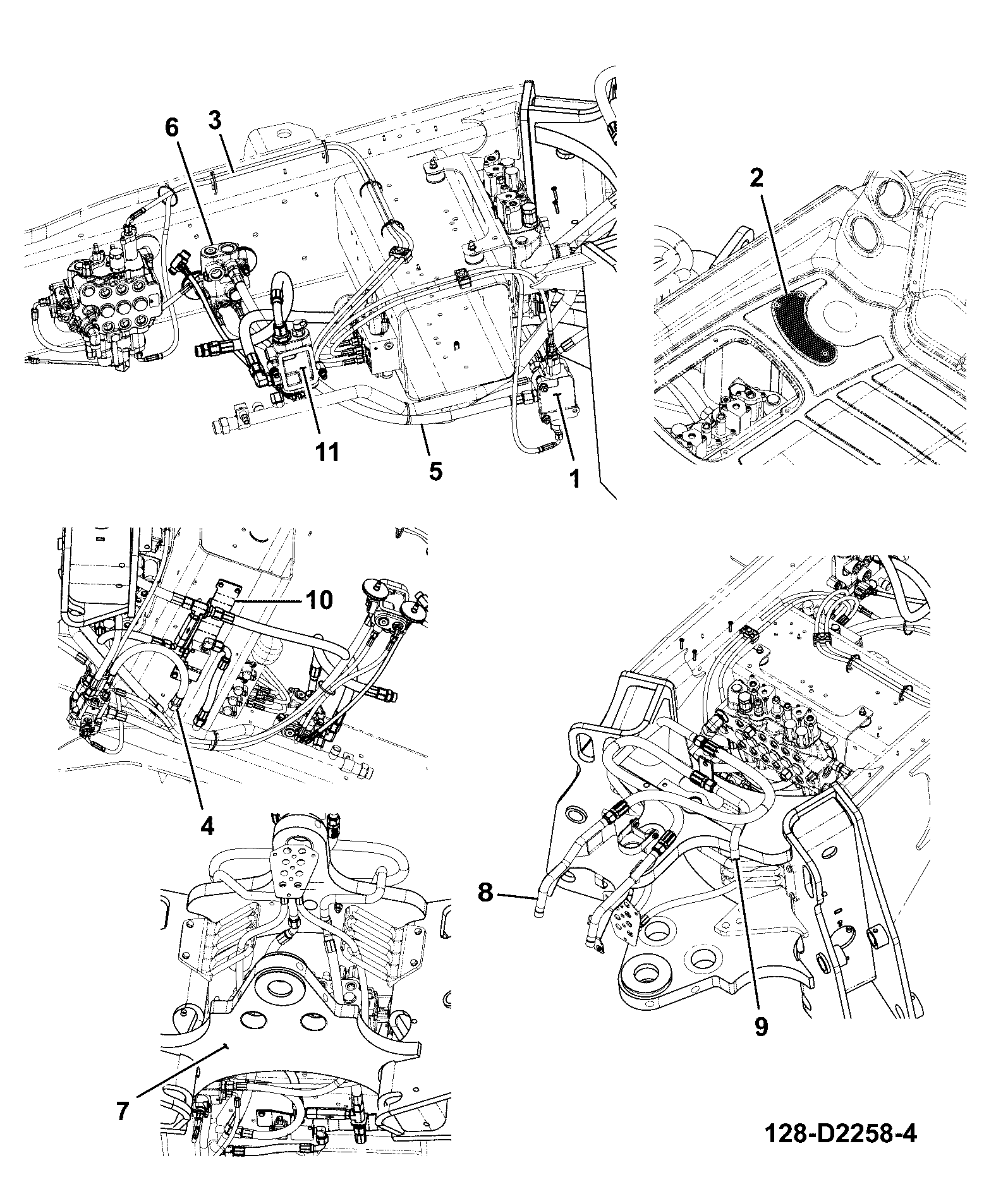 Установка 128/D2391 JCB