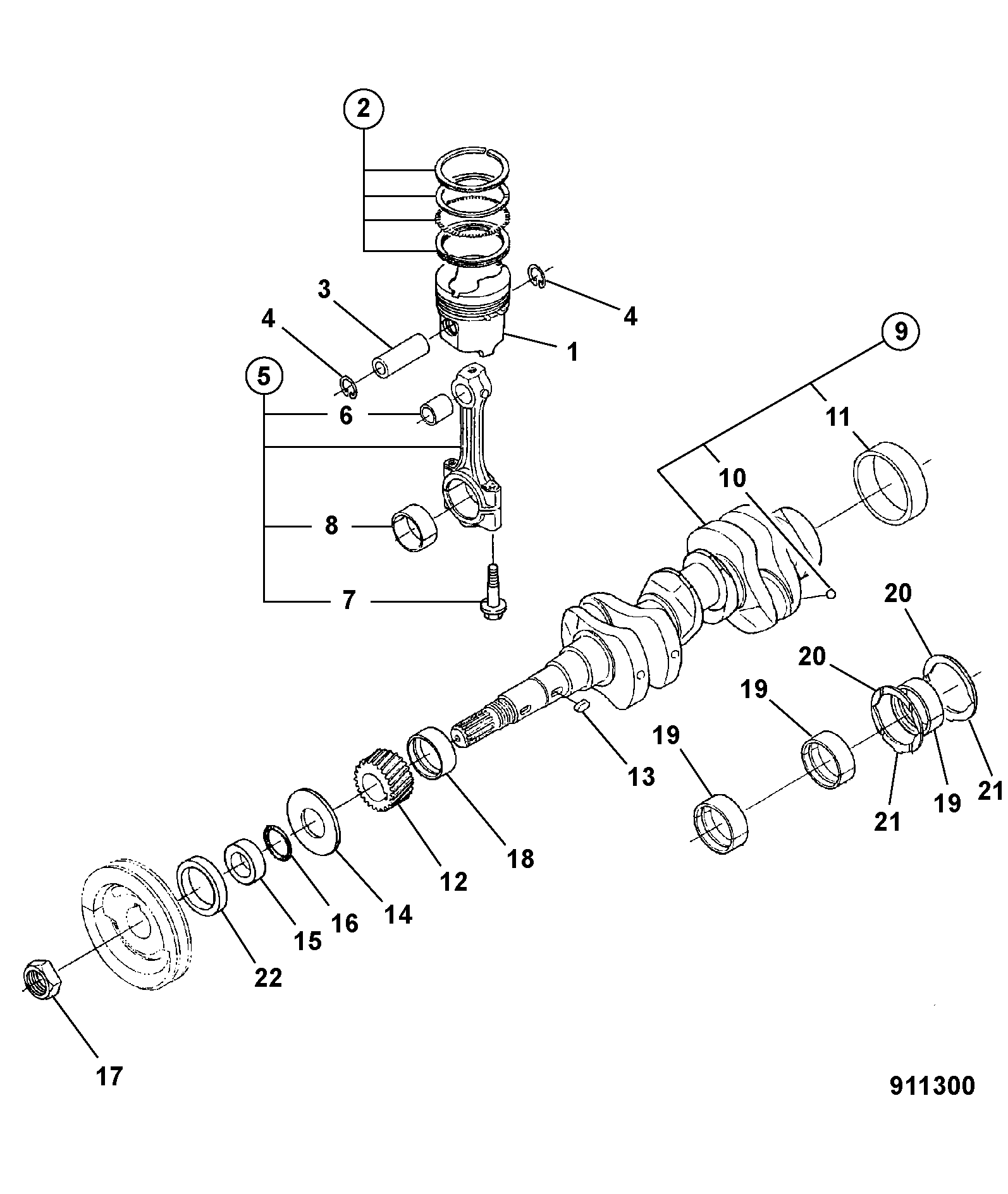 Подшипник 02/601155 JCB