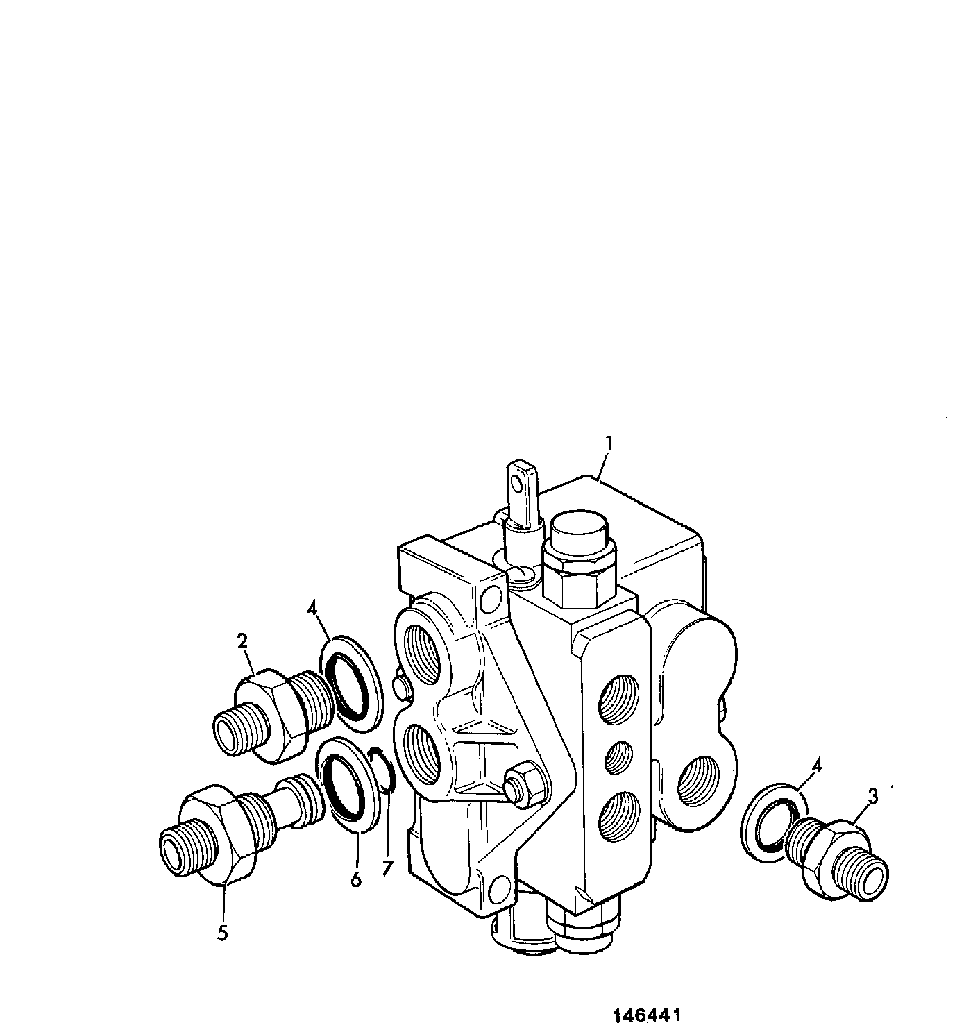 Клапан 25/970800 JCB