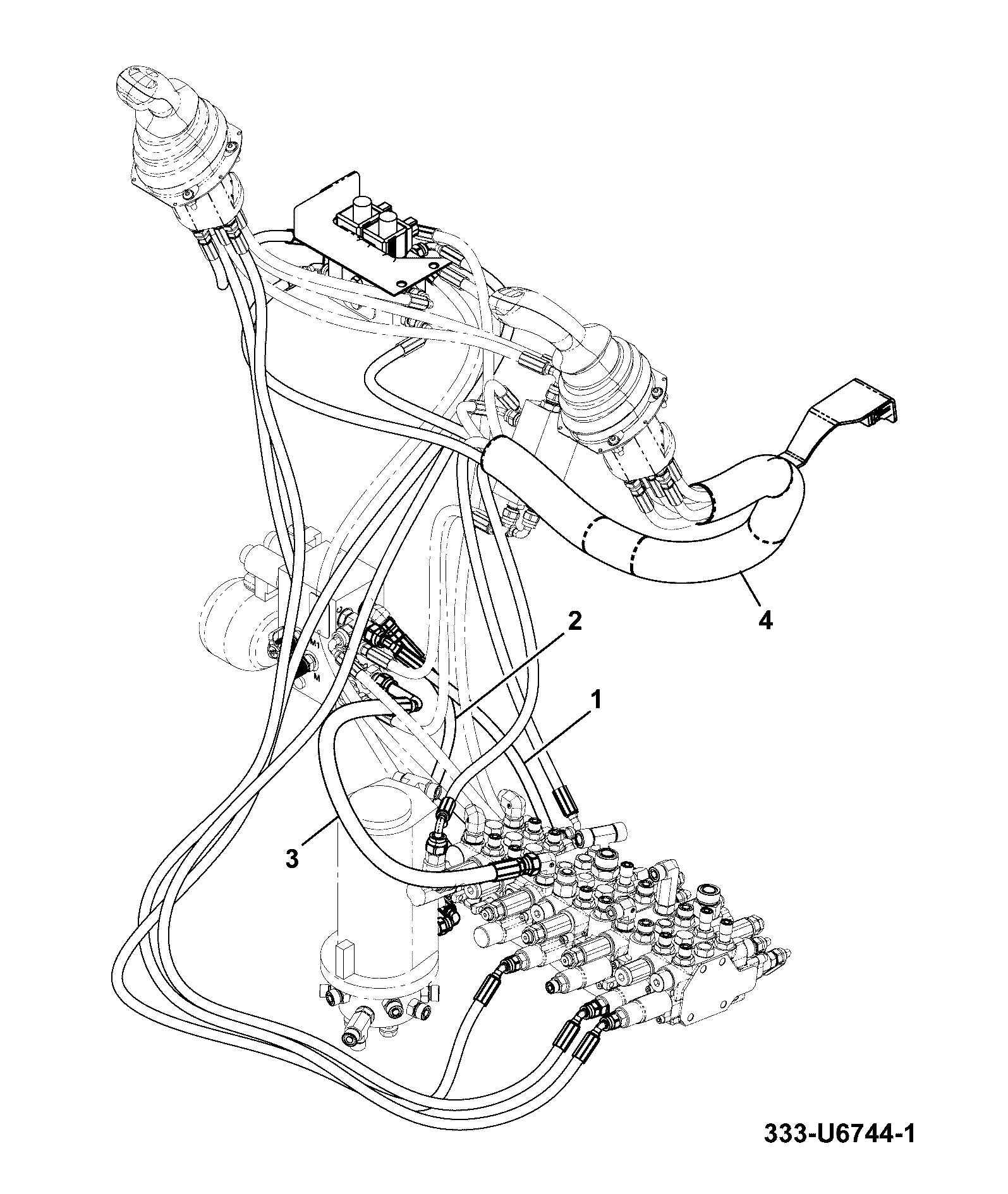 Шланг 333/V5026 JCB