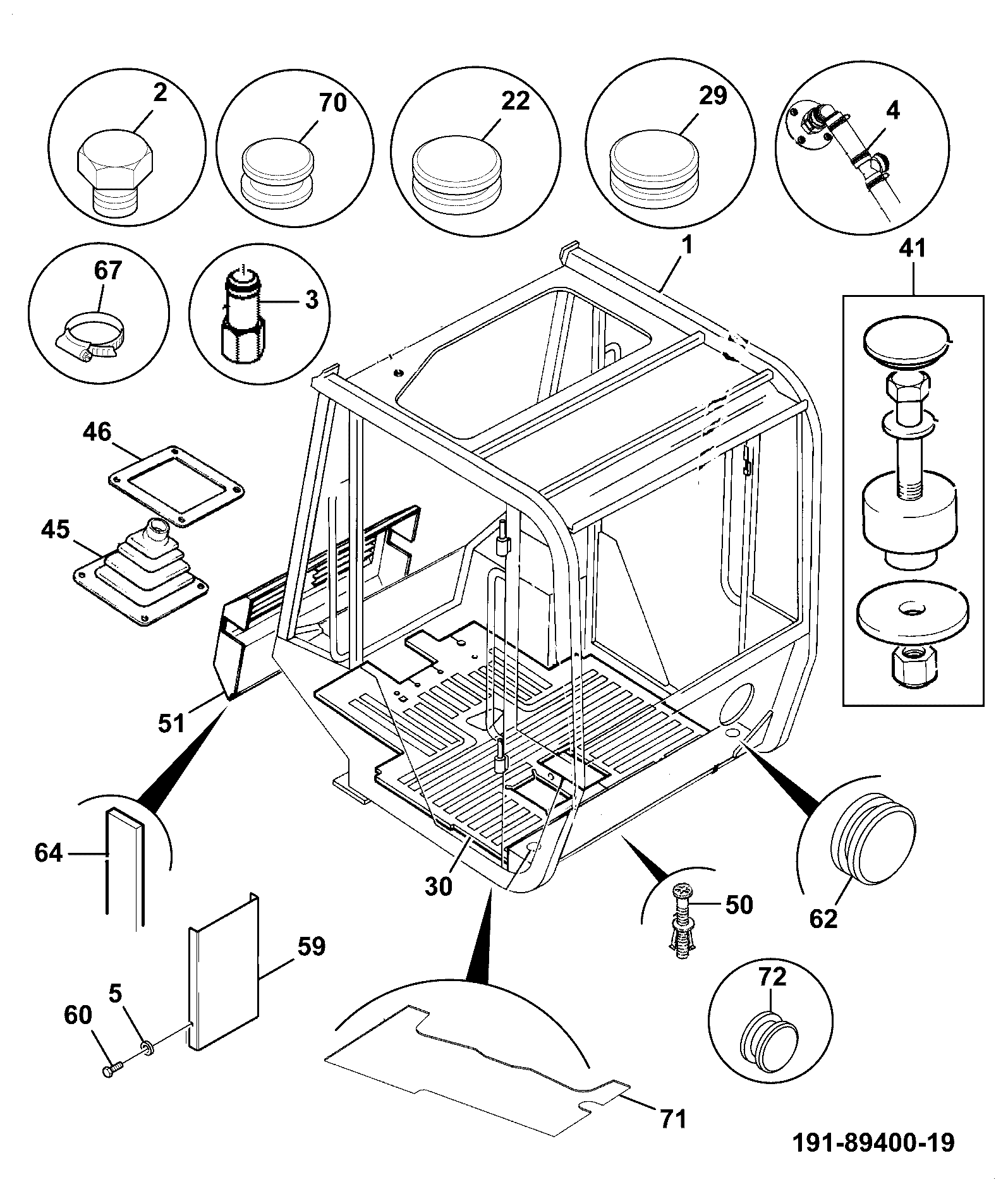 крышка 331/16581 JCB