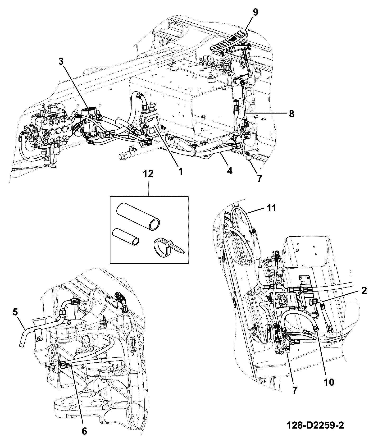Установка 128/D4604 JCB