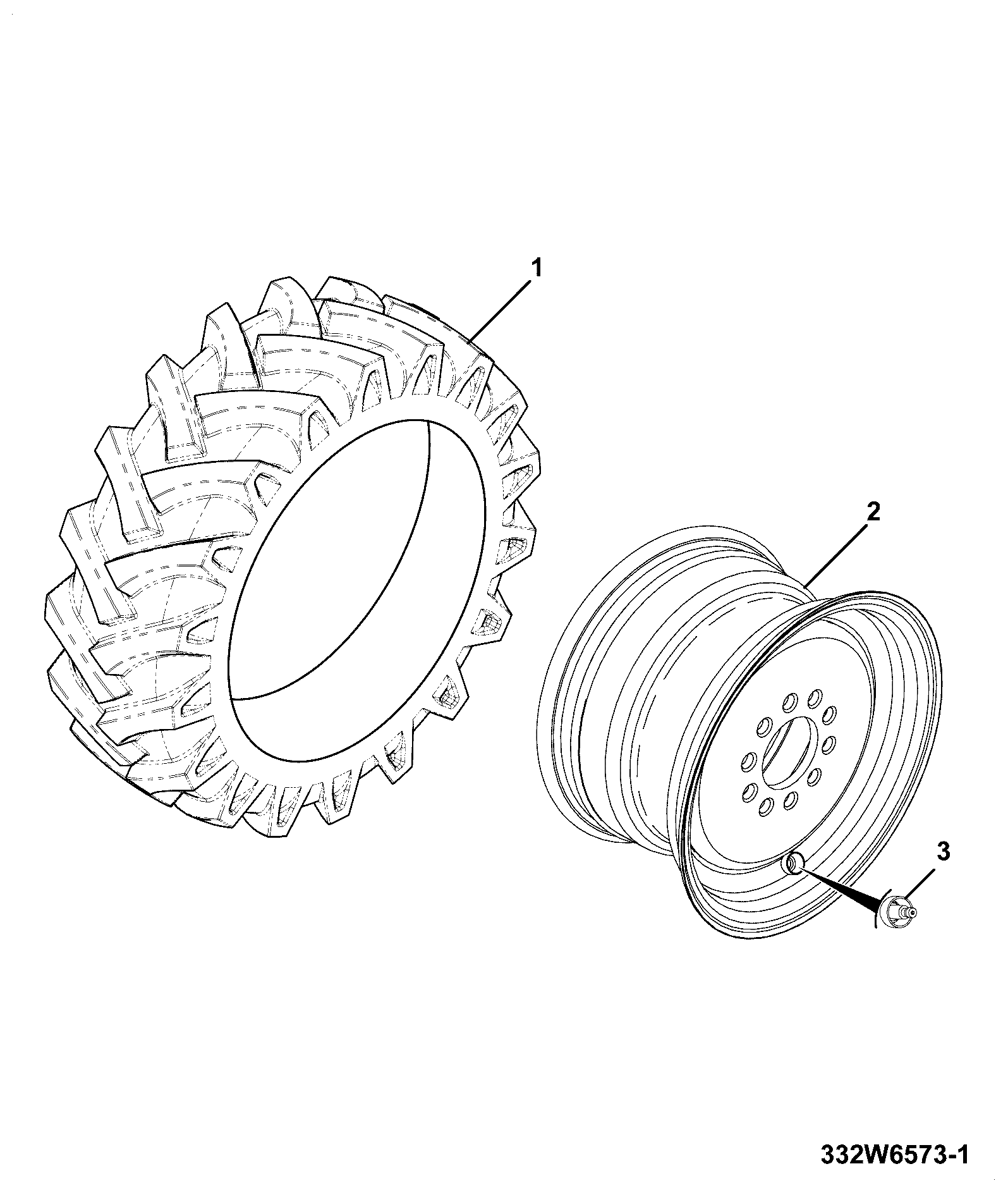Колесо 332/U7318 JCB