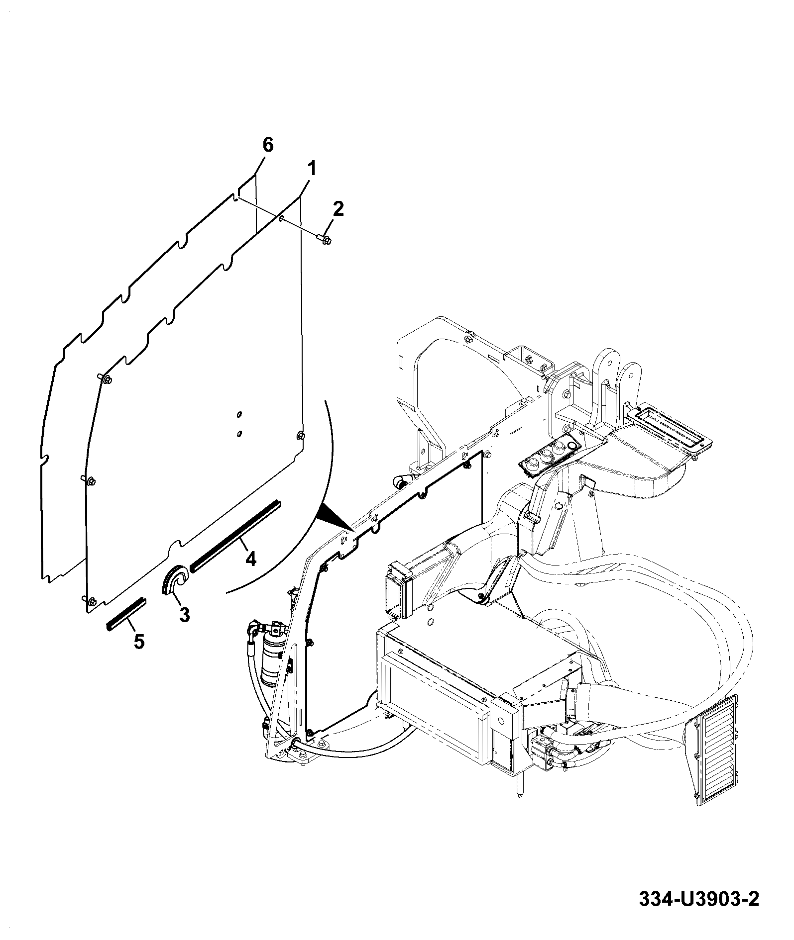 уплотнение 334/U3465 JCB