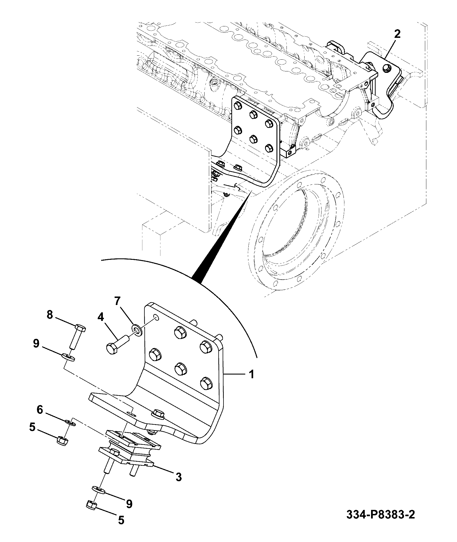 Крепление 331/21988 JCB