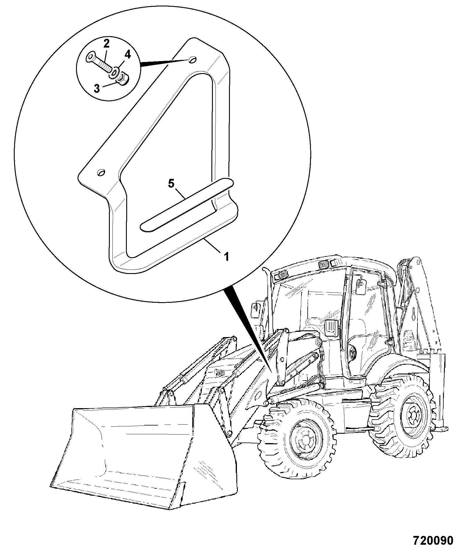 ступенька 331/39791 JCB