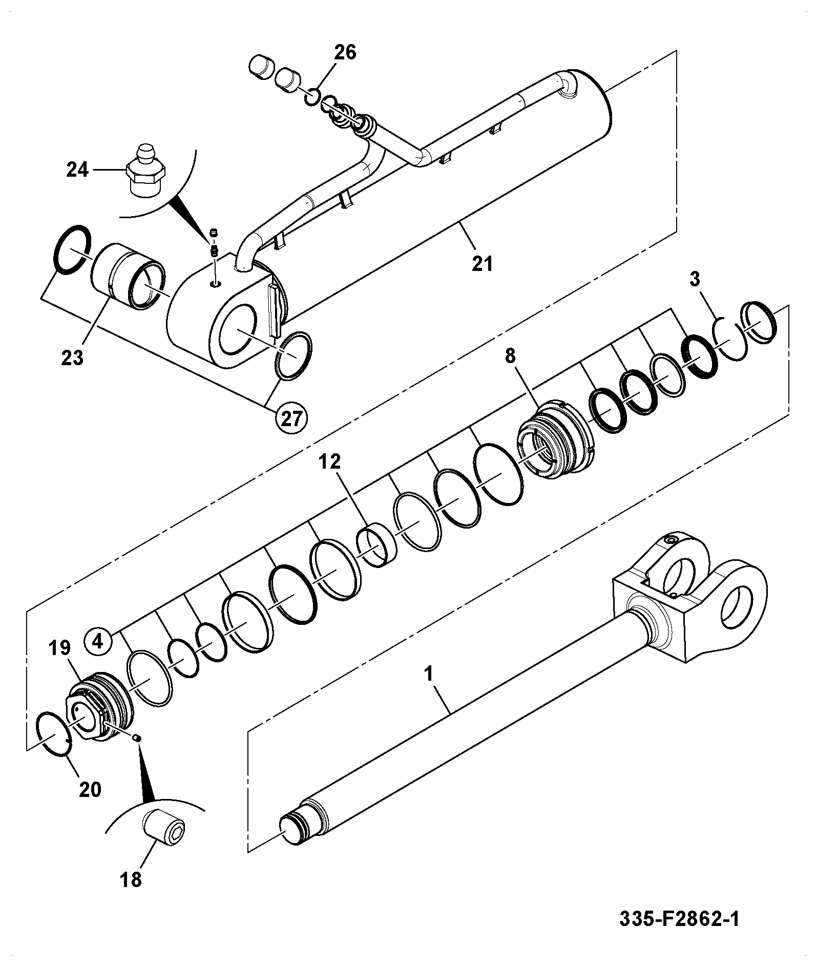 Уплотнение 335/B4125 JCB