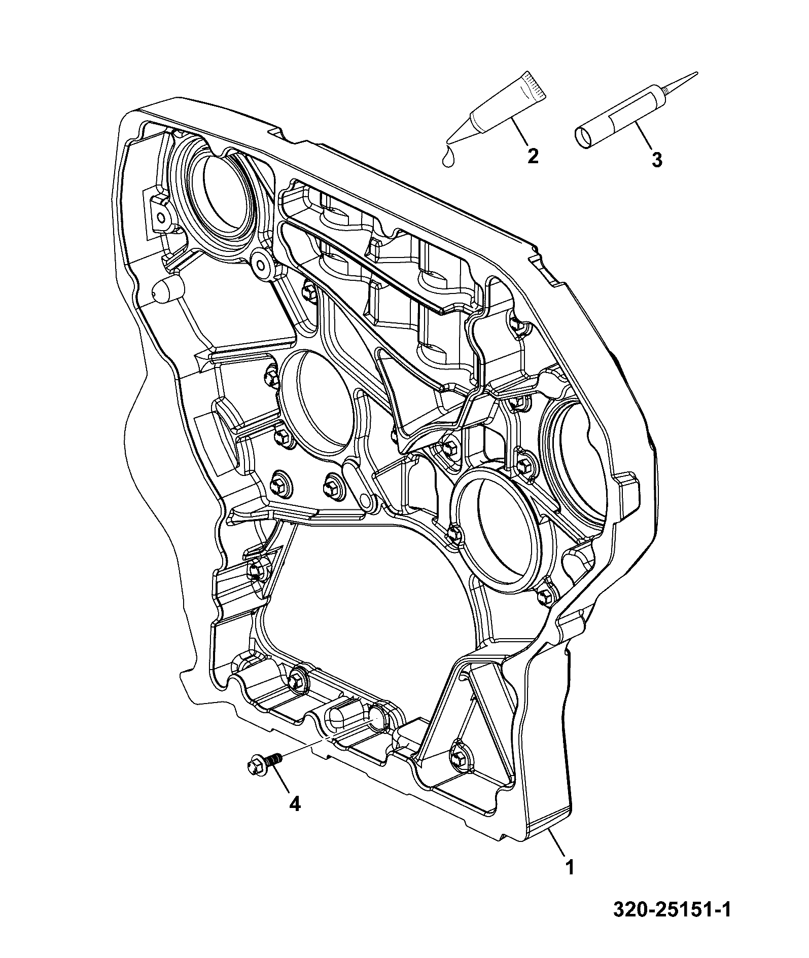Кожух 320/05086 JCB