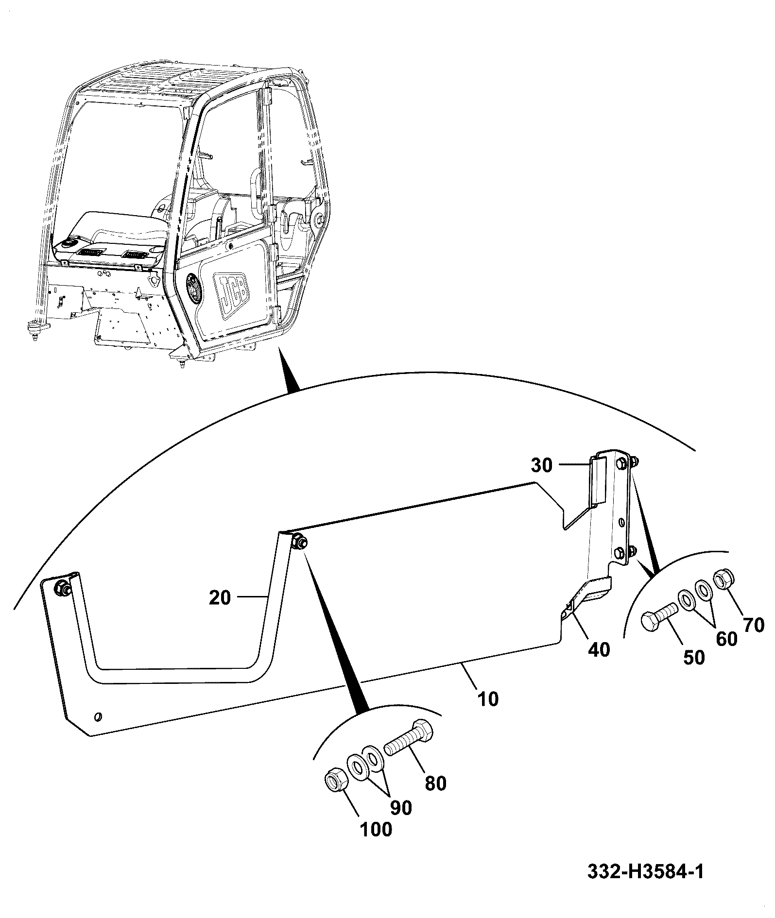 Уплотнение 926/04804 JCB