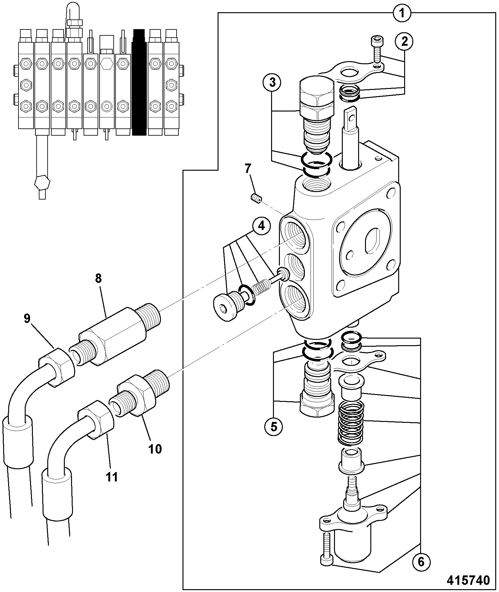 Клапан 25/223432 JCB
