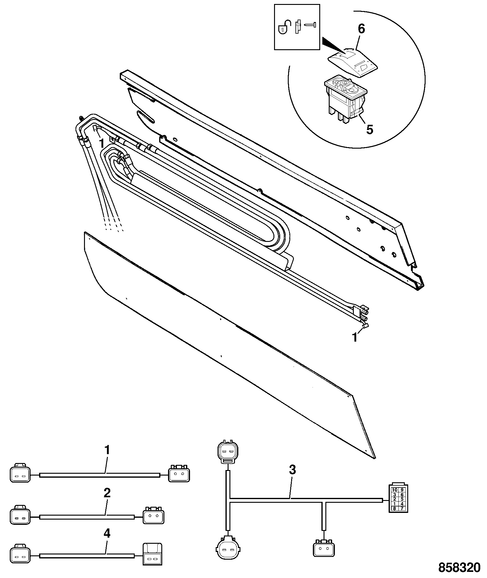 Жгут проводов 721/12207 JCB
