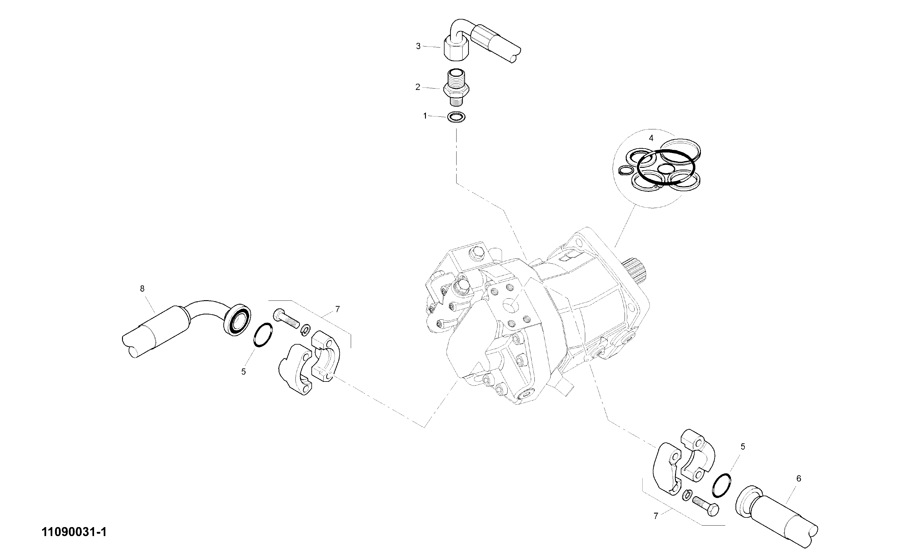 Уплотнение 336/A0640 JCB