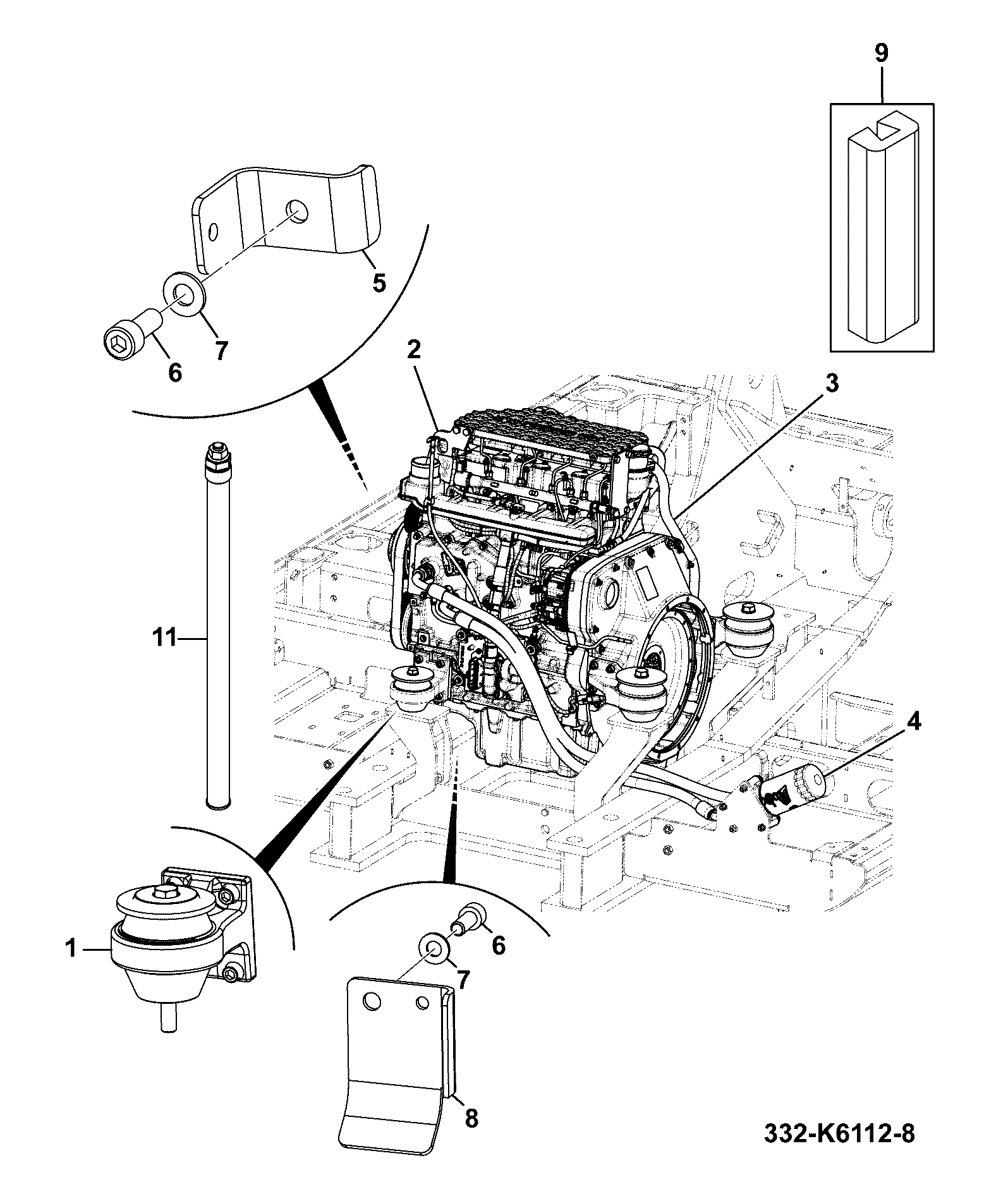 шланг & трубопровод 320/20963 JCB