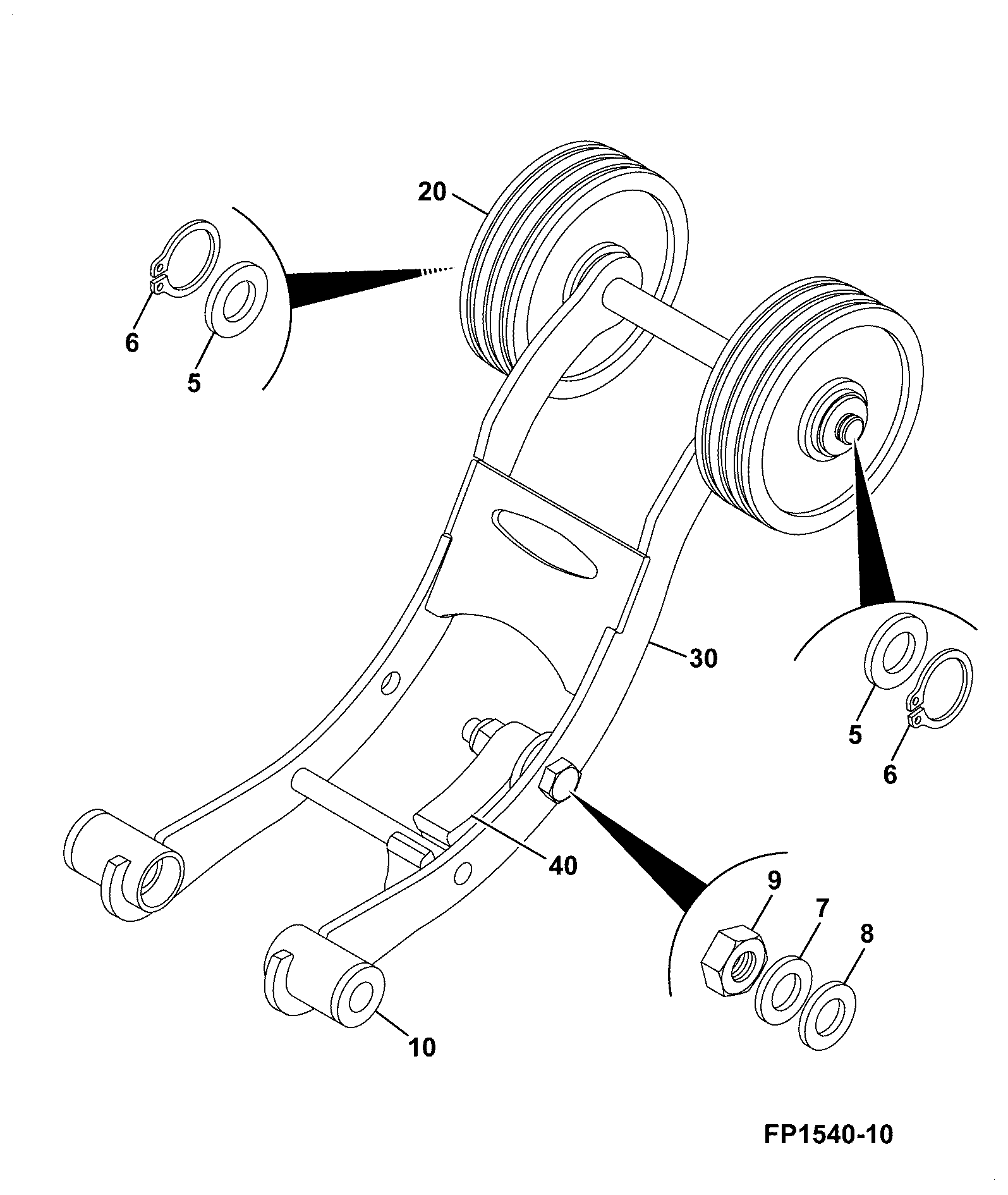Подшипник 332/A6024 JCB