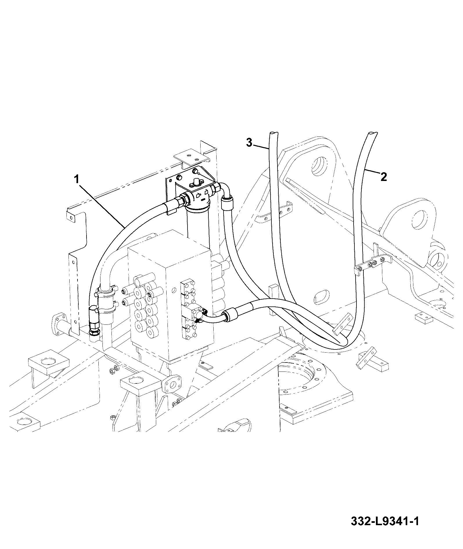 Шланг 332/L9290 JCB