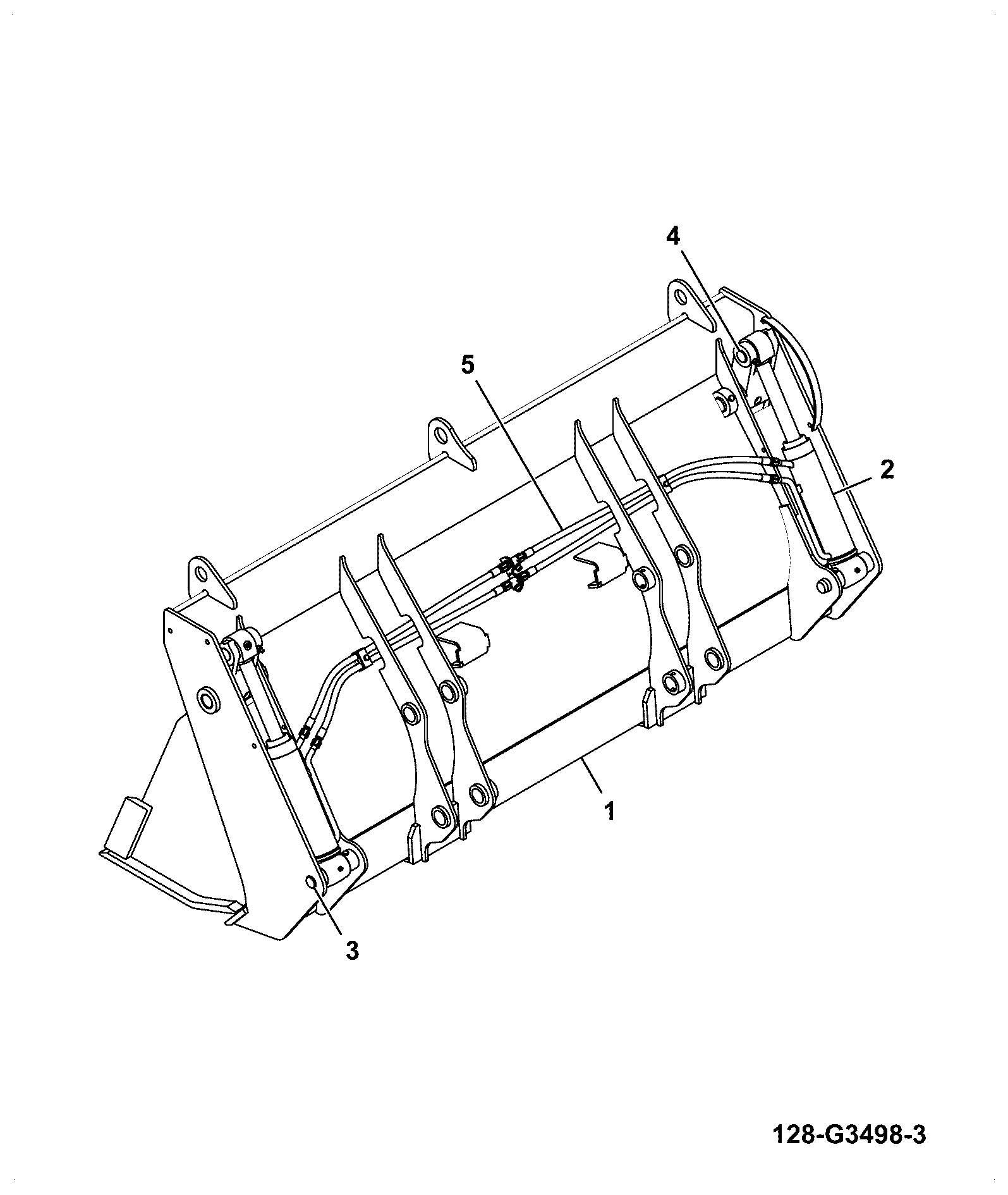 Двухчелюстной ковш 128/C1039 JCB