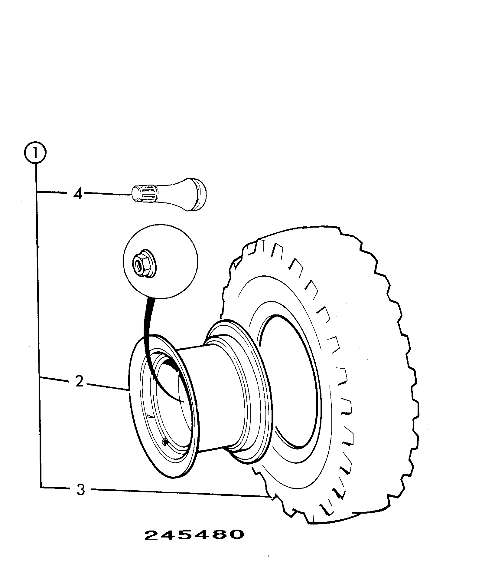 колесо 331/20555 JCB