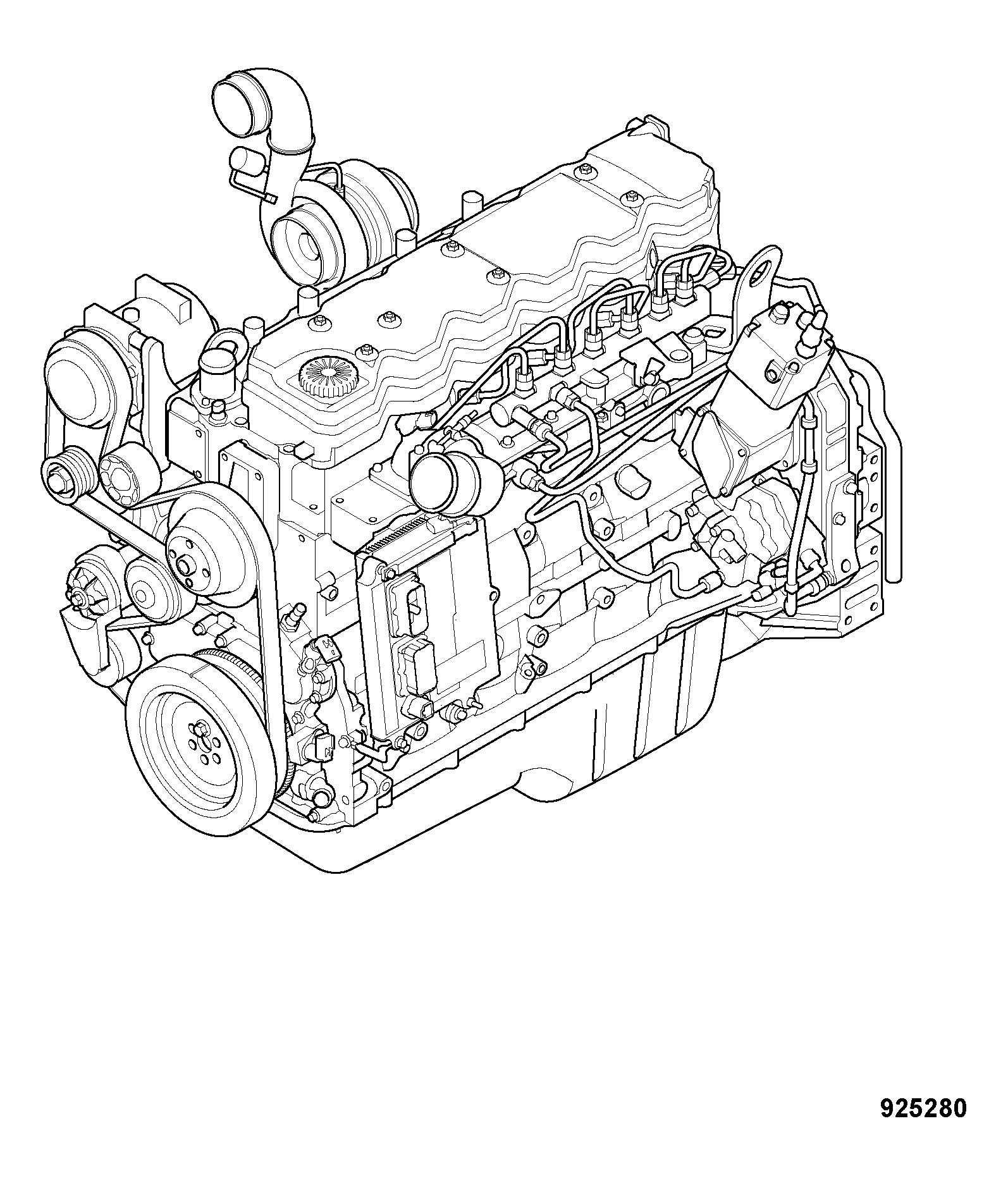 Двигатель 332/S2817 JCB