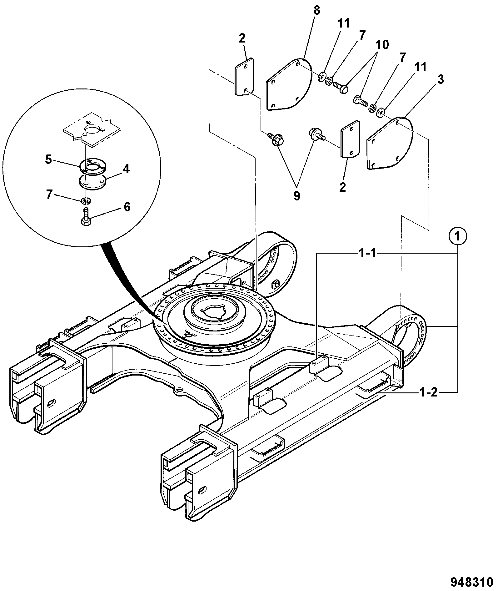 Ступенька JNA0183 JCB
